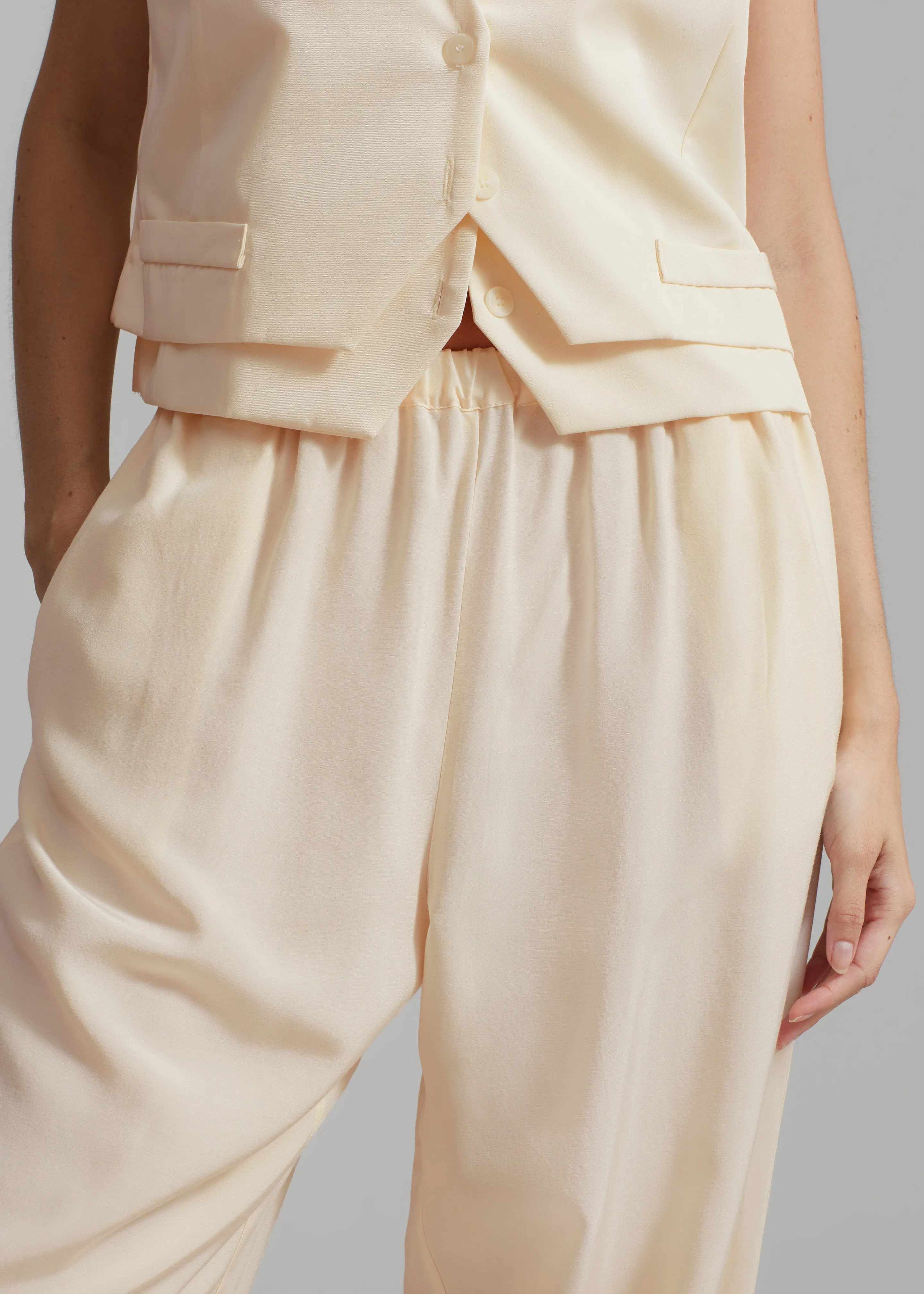 Greer Pants - Cream sold by Frankie Shop product image thumbnail 3
