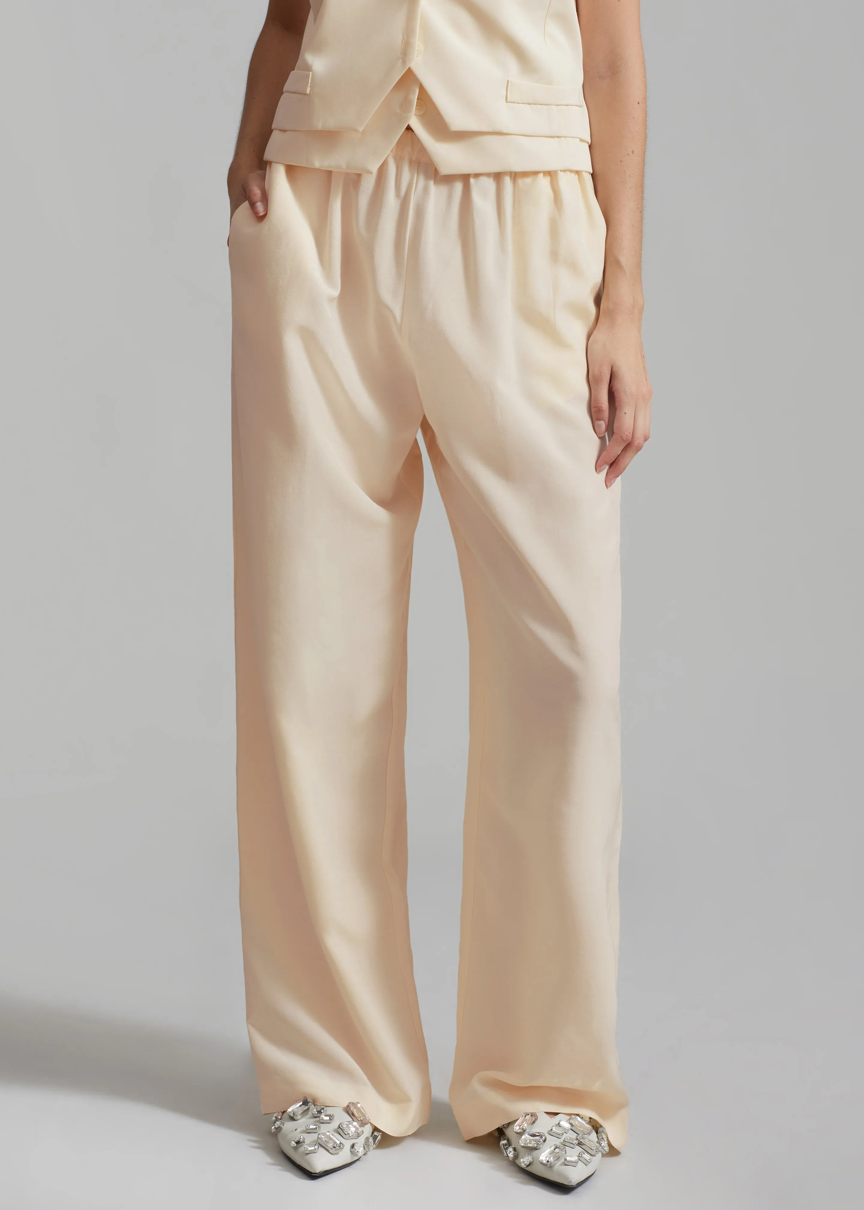 Greer Pants - Cream sold by Frankie Shop product image thumbnail 2