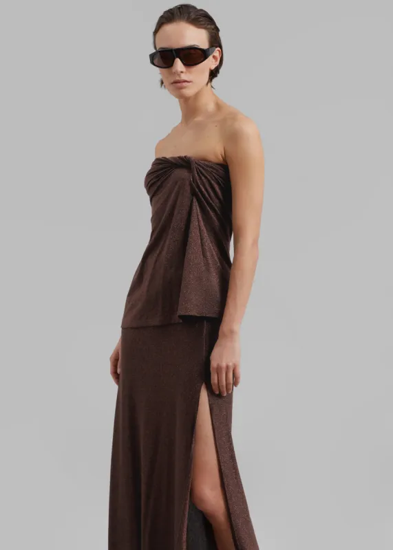 Beaufille Zeno Blouse - Espresso made by Beaufille