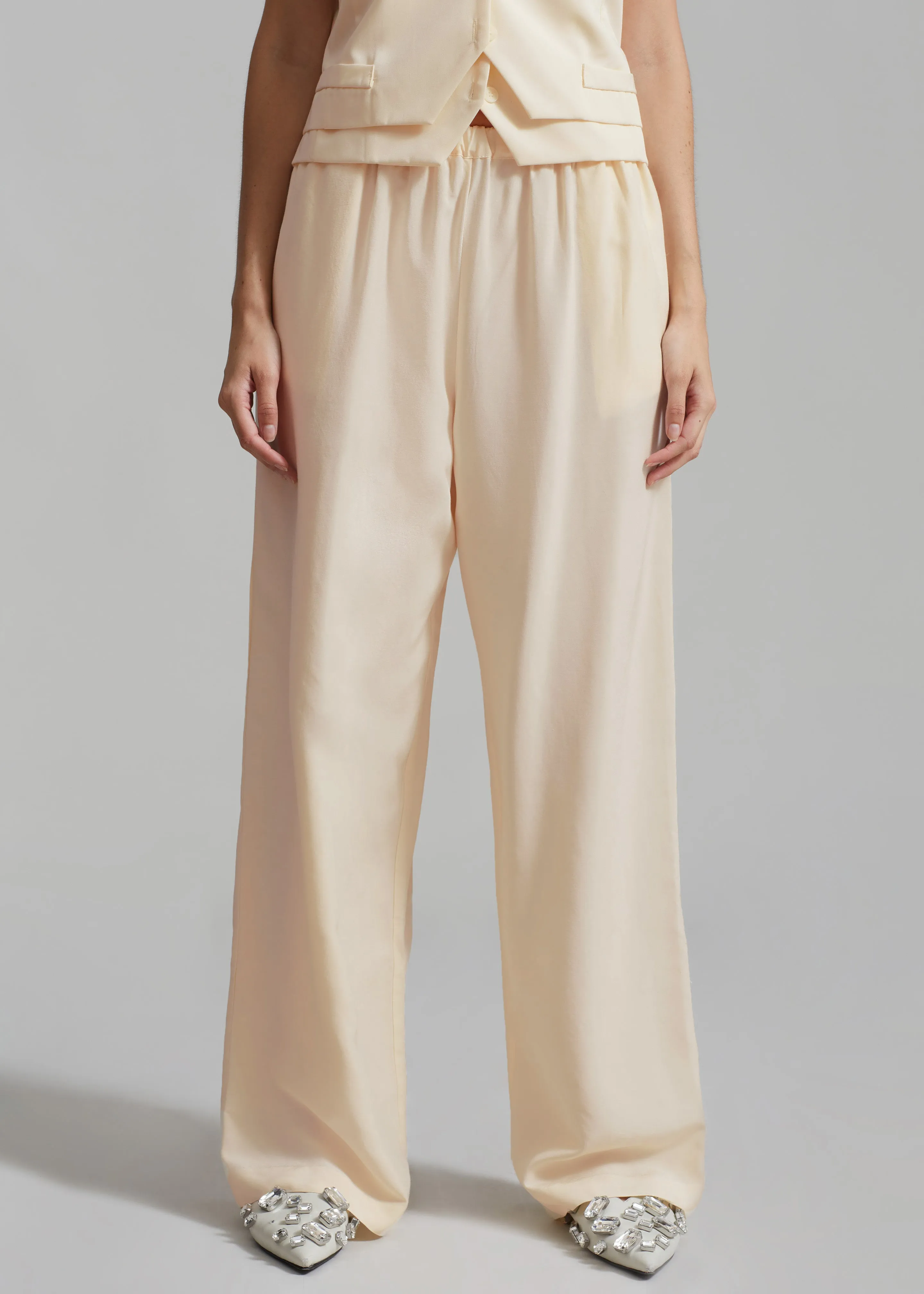 Greer Pants - Cream sold by Frankie Shop product image thumbnail 4