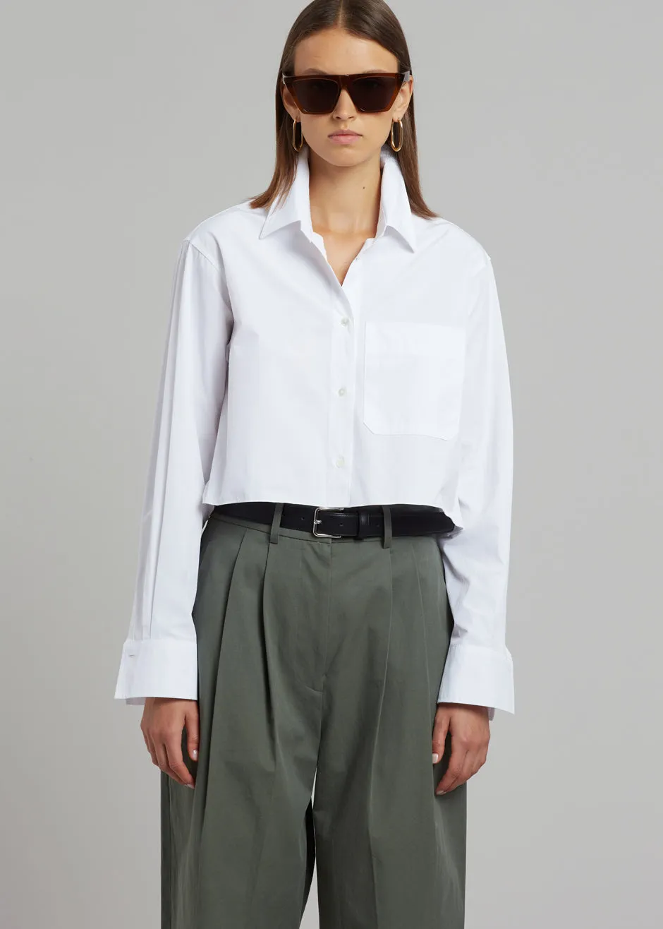 Tansy Cotton Pants - Olive sold by Frankie Shop product image thumbnail 3