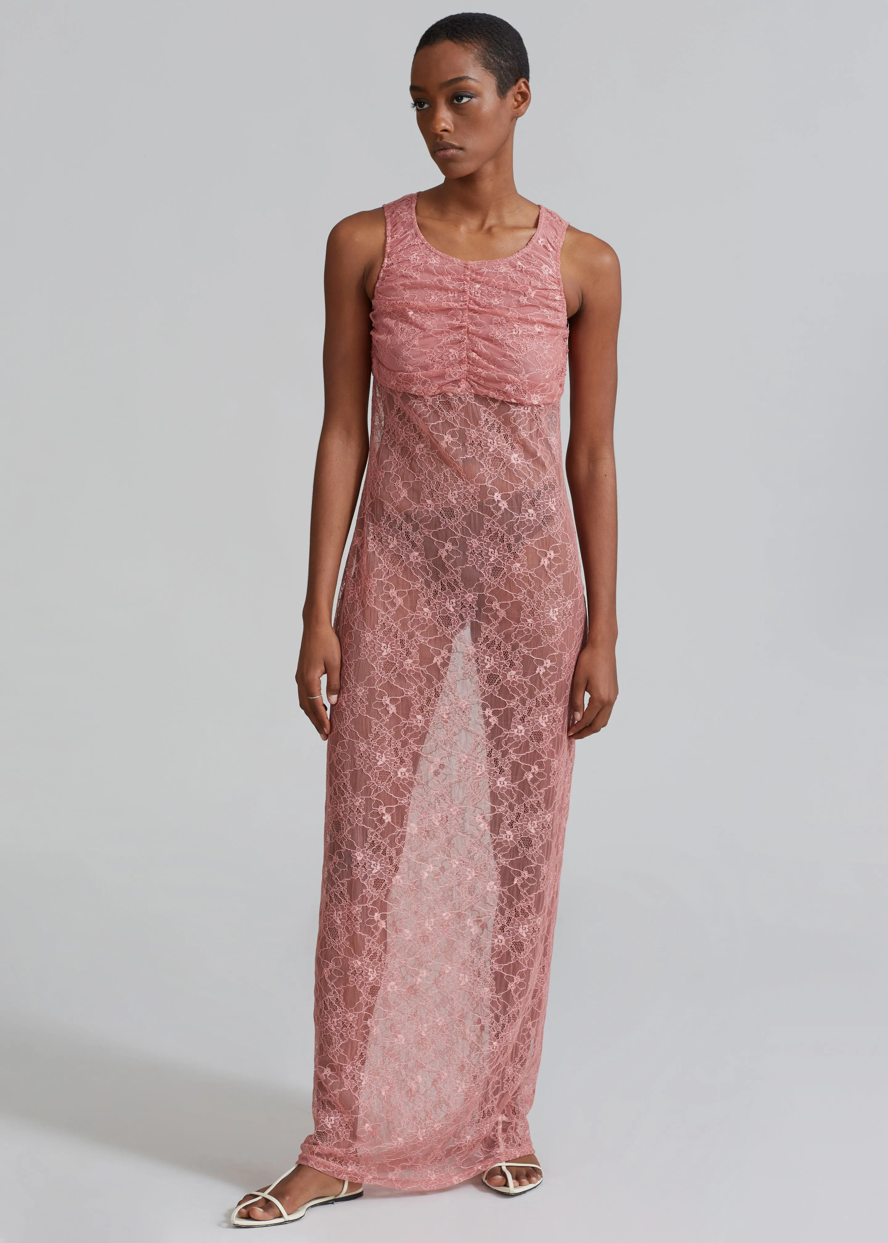 The Garment Santa Monica Long Dress - Vintage Rose sold by Frankie Shop product image thumbnail 3