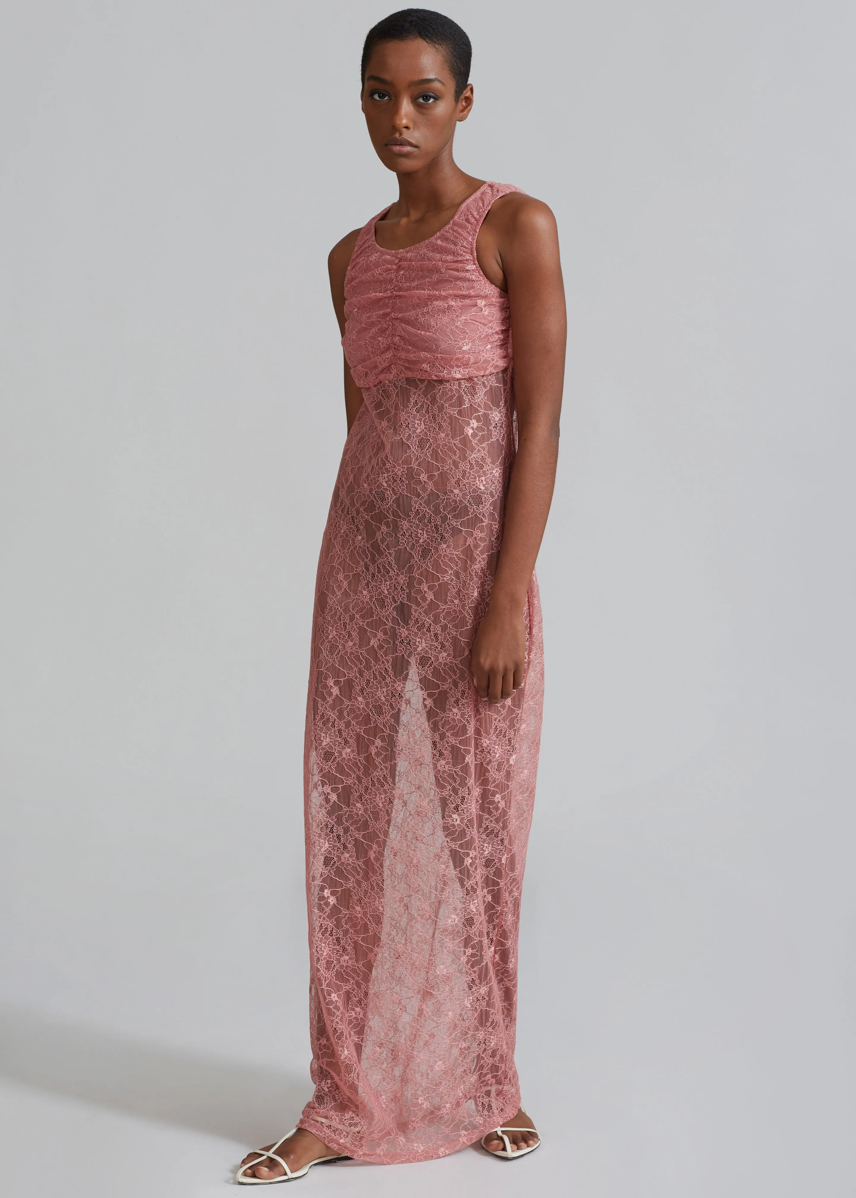 The Garment Santa Monica Long Dress - Vintage Rose sold by Frankie Shop product image thumbnail 4
