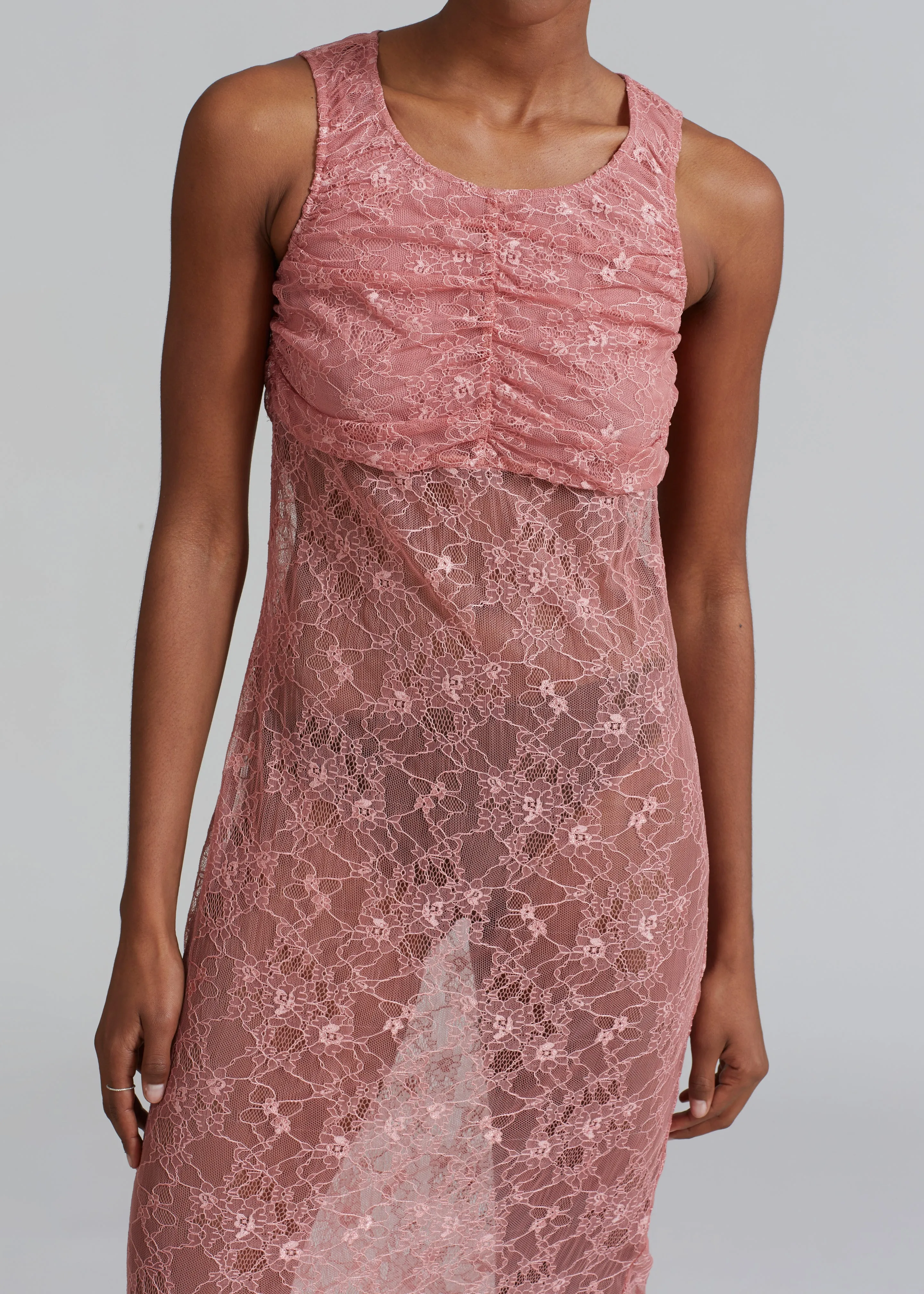 The Garment Santa Monica Long Dress - Vintage Rose sold by Frankie Shop product image thumbnail 5