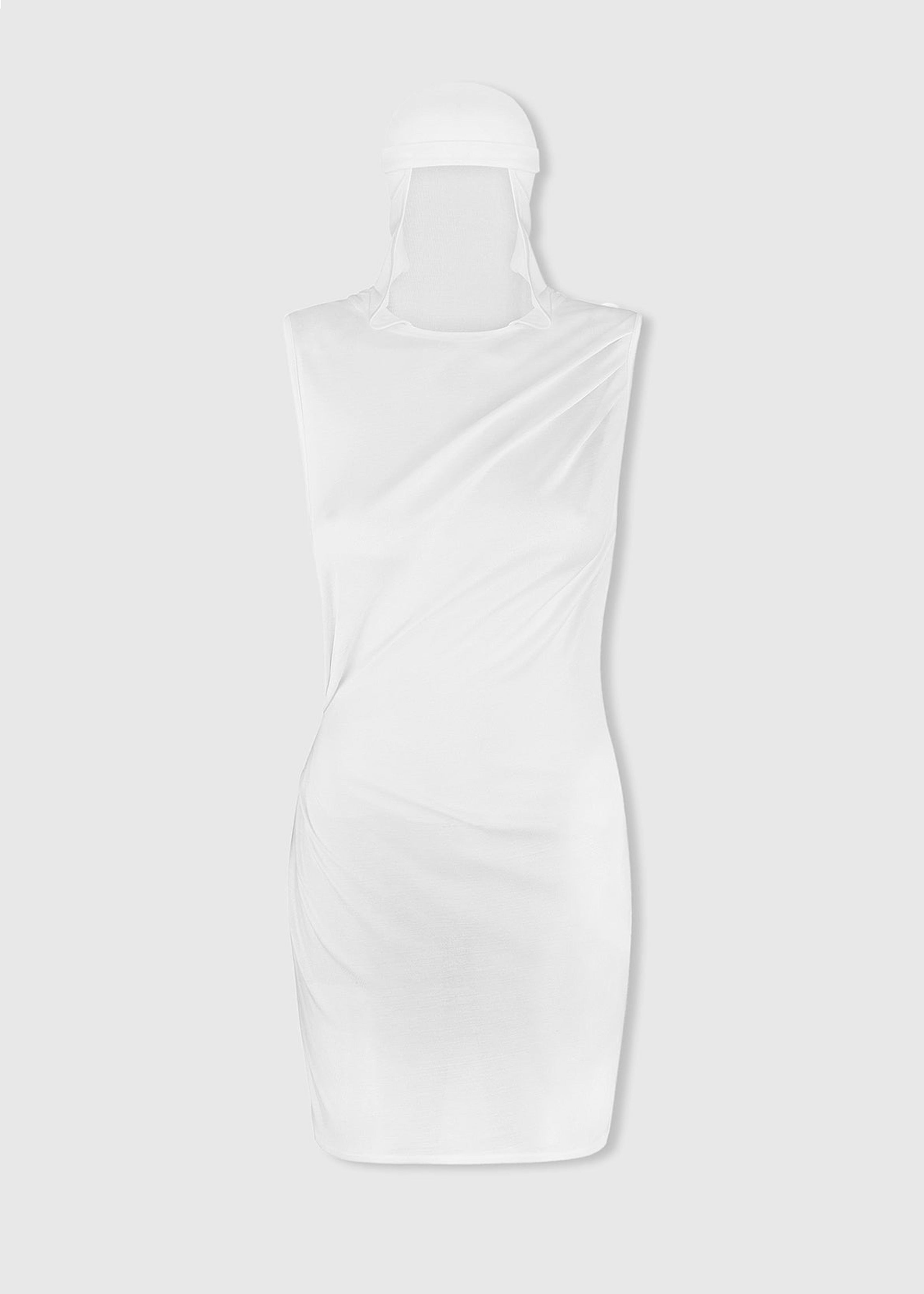 Bevza 'Knyahynya' Mini Dress - Ivory sold by Frankie Shop product image thumbnail 5
