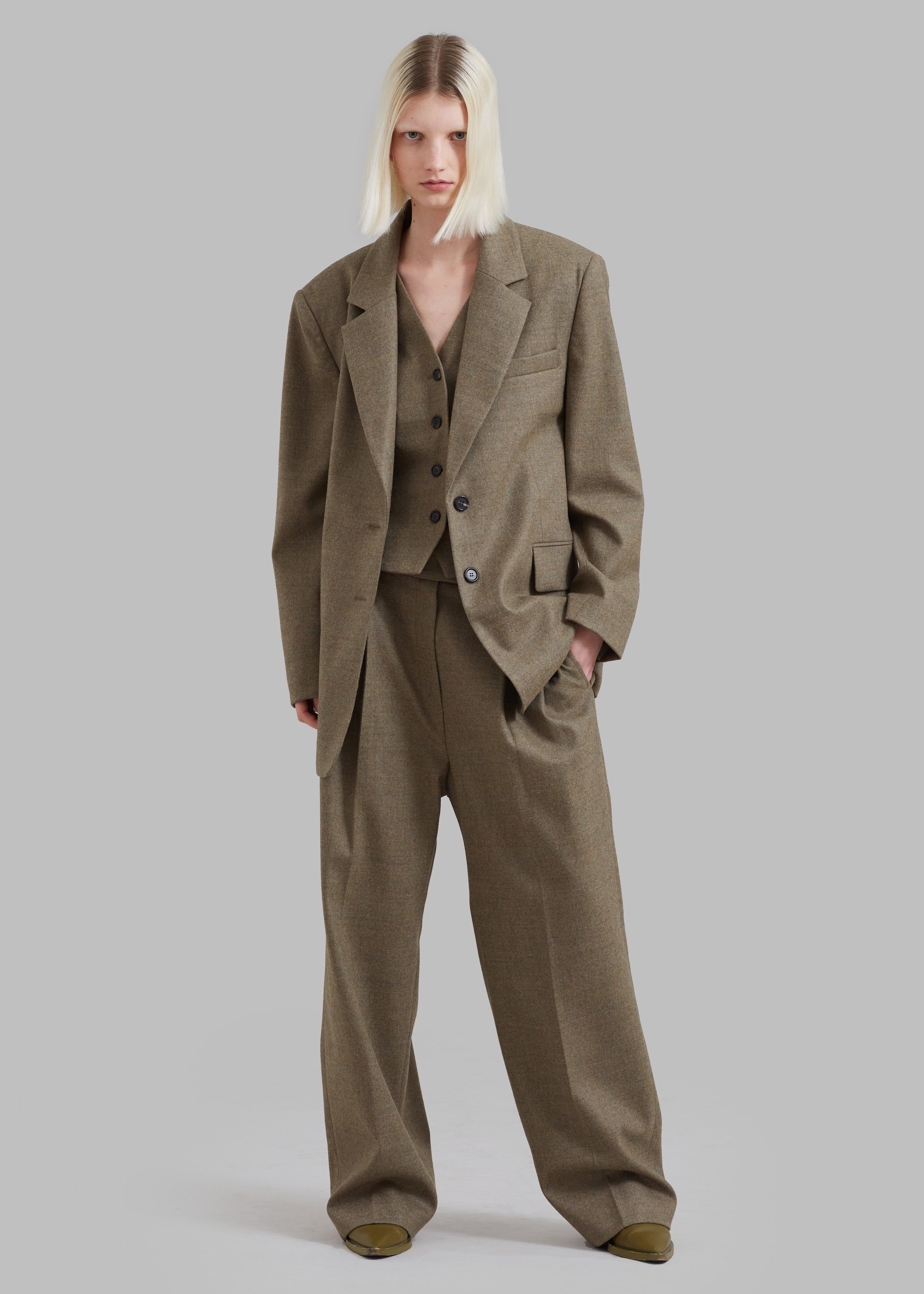 Eleanor Wool Vest - Taupe Melange sold by Frankie Shop product image thumbnail 3
