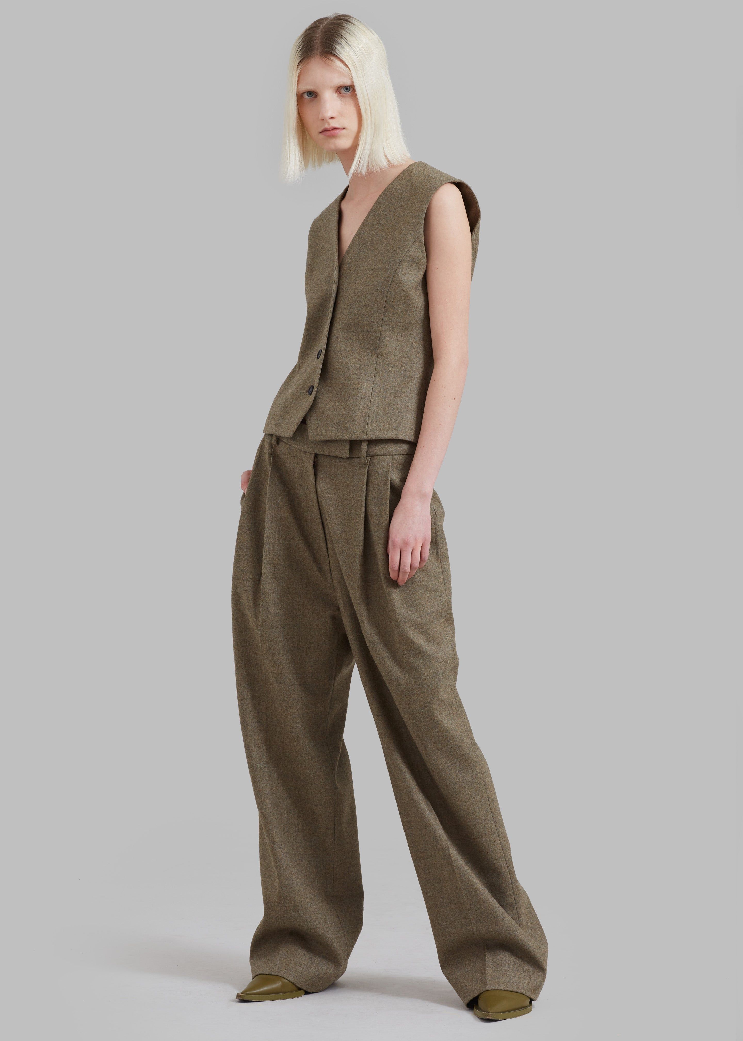 Eleanor Wool Vest - Taupe Melange sold by Frankie Shop product image thumbnail 5