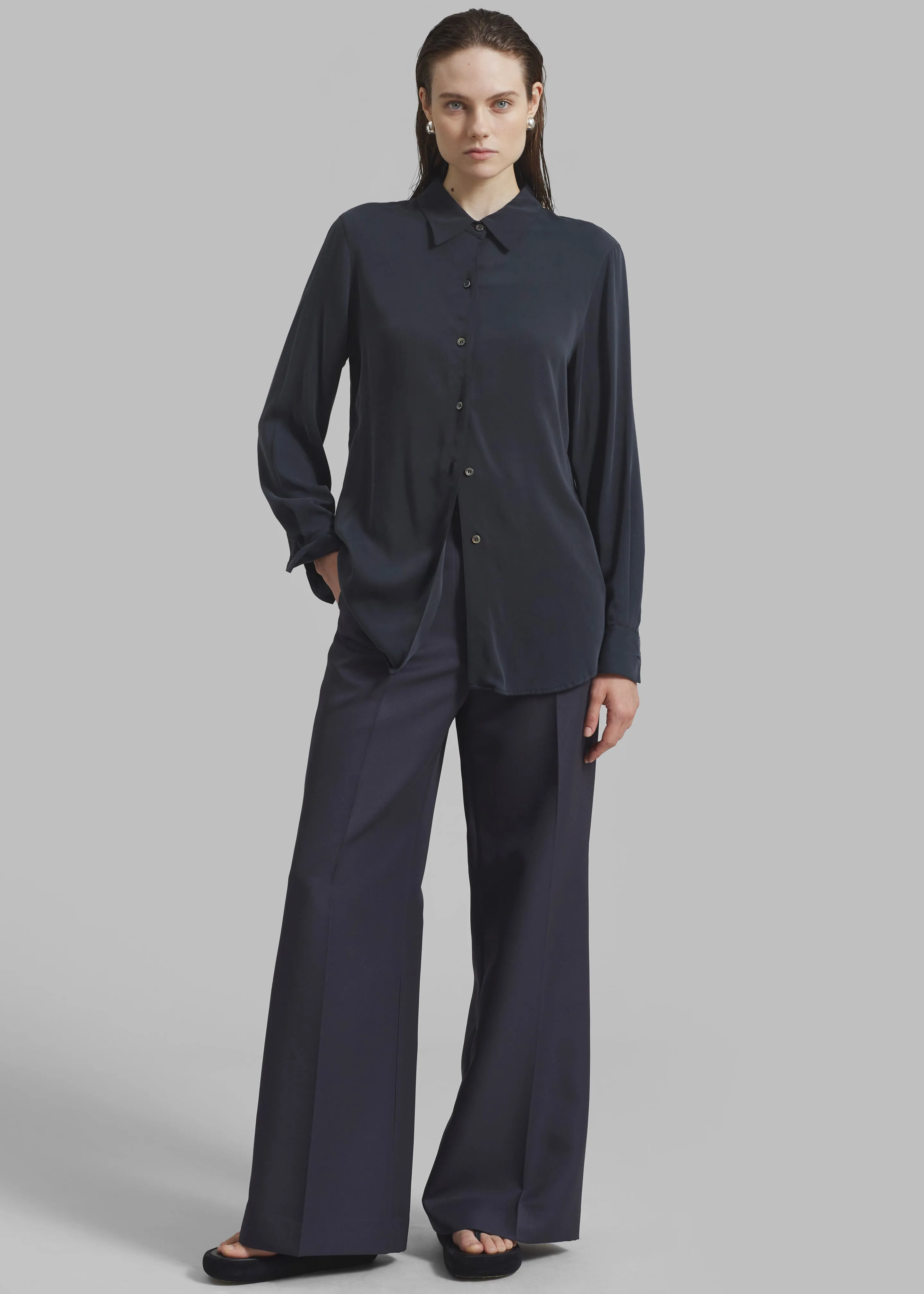 Dixie Trousers - Charcoal sold by Frankie Shop product image thumbnail 4