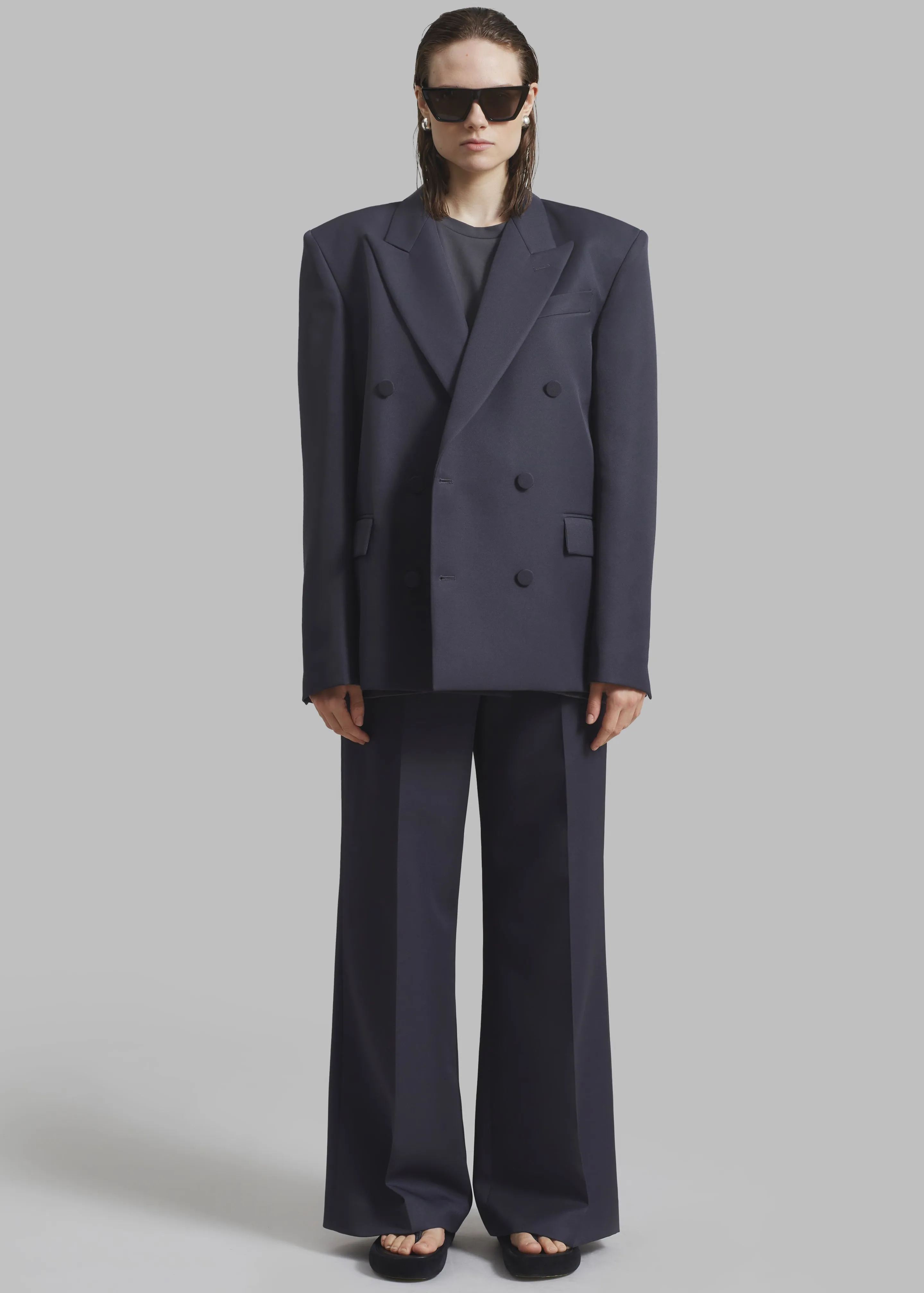 Dixie Trousers - Charcoal sold by Frankie Shop product image thumbnail 2