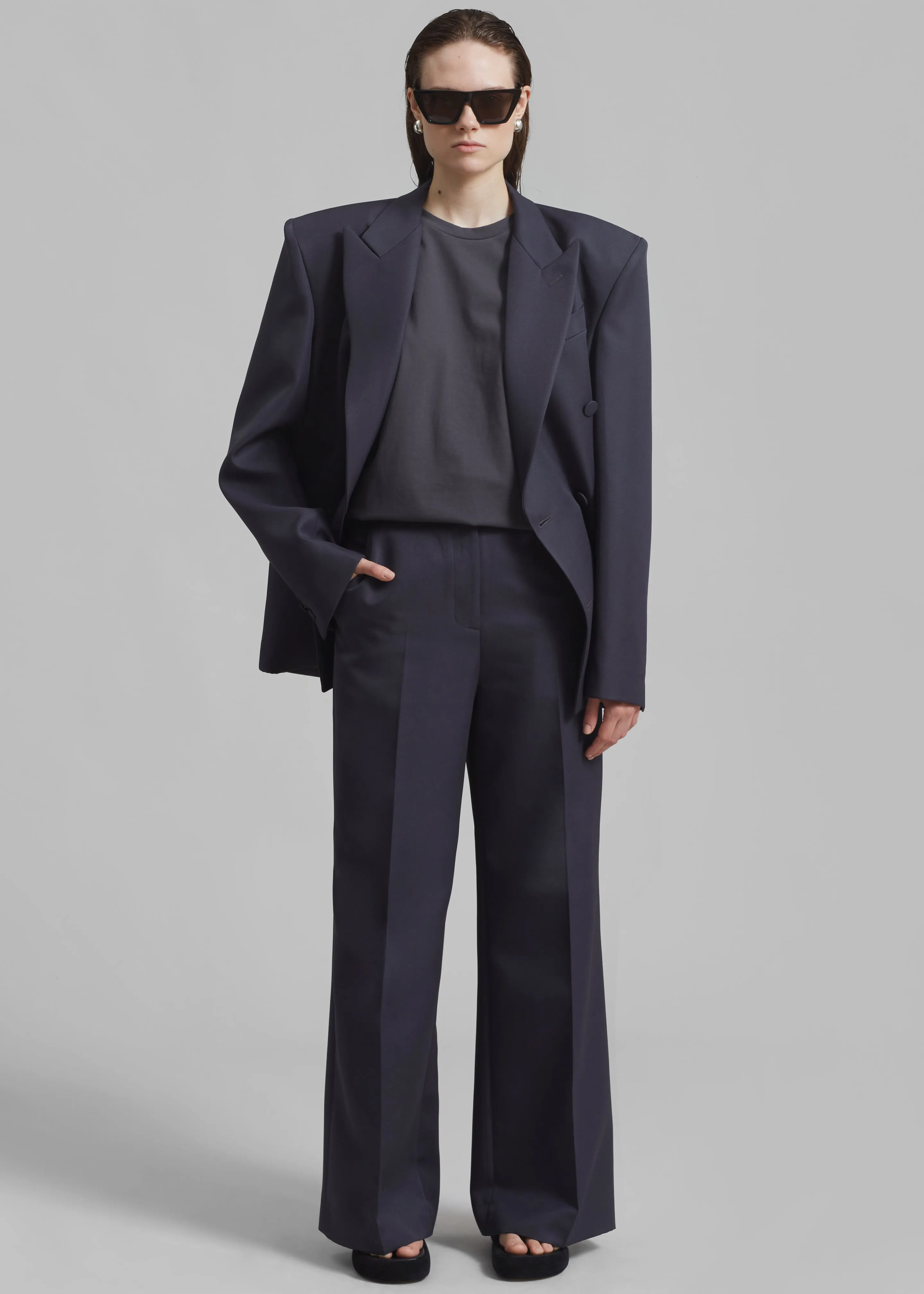 Dixie Trousers - Charcoal sold by Frankie Shop product image thumbnail 5