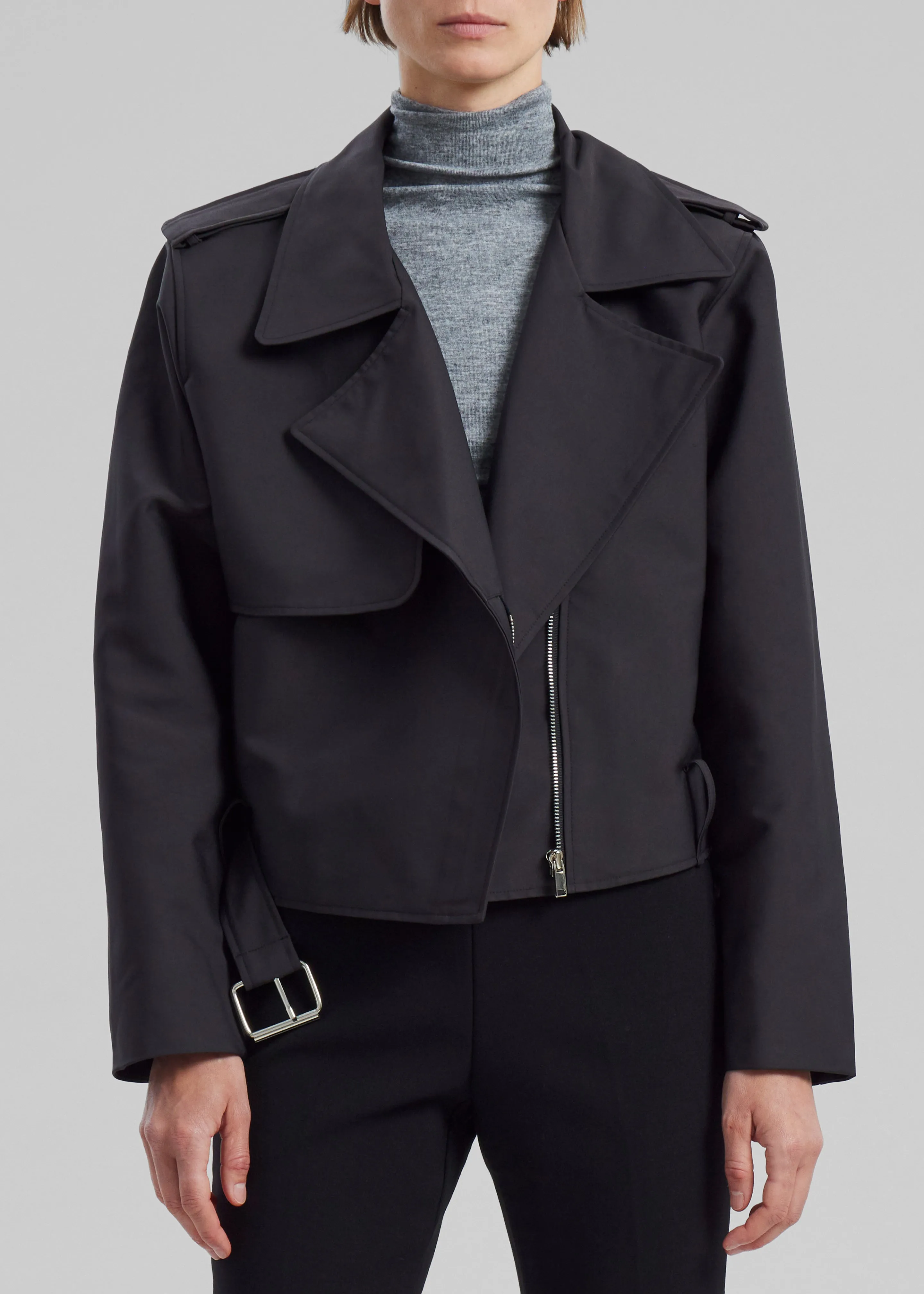 Max Short Trench - Black sold by Frankie Shop product image thumbnail 4