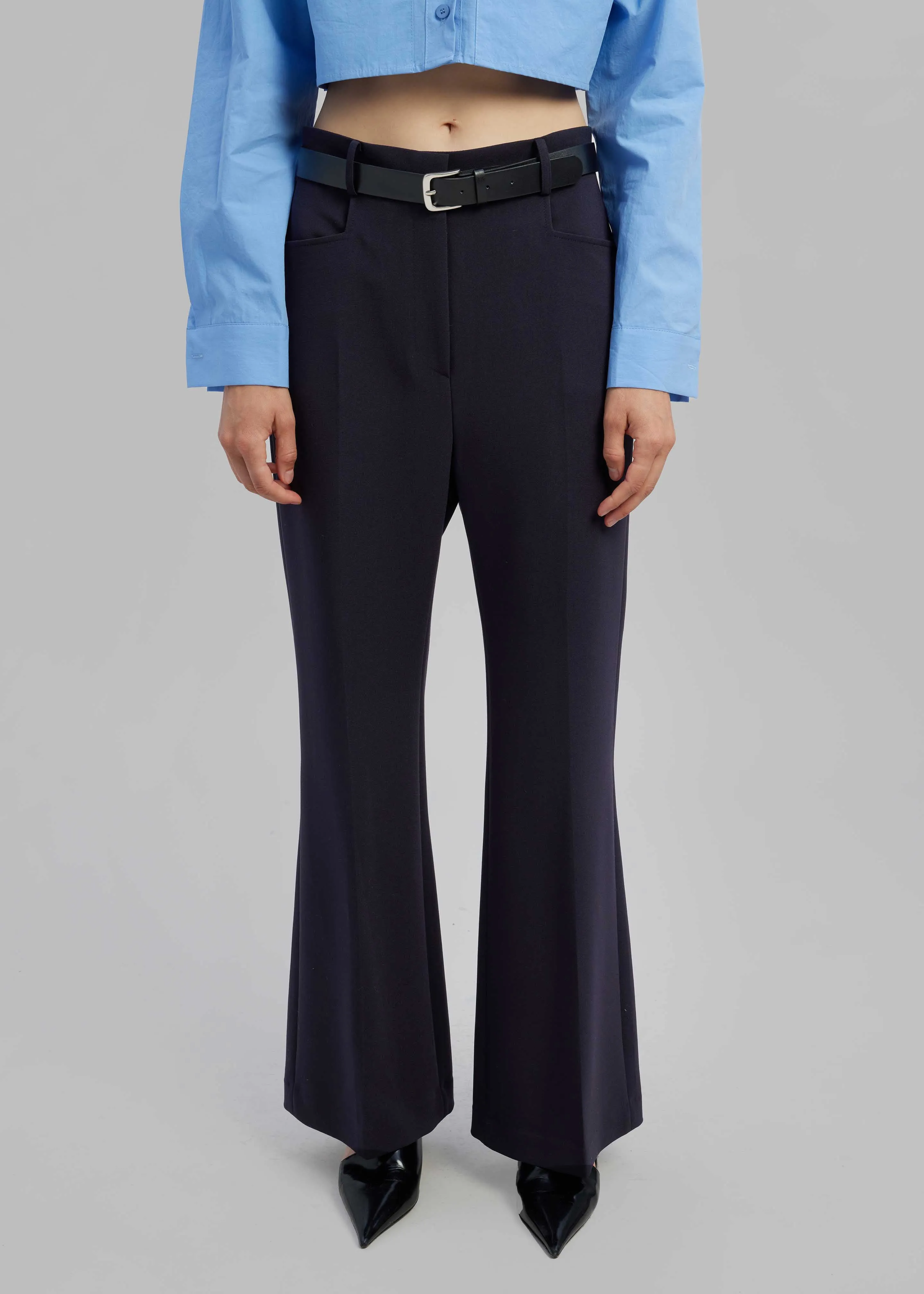 Alice Trousers - Navy sold by Frankie Shop product image thumbnail 2