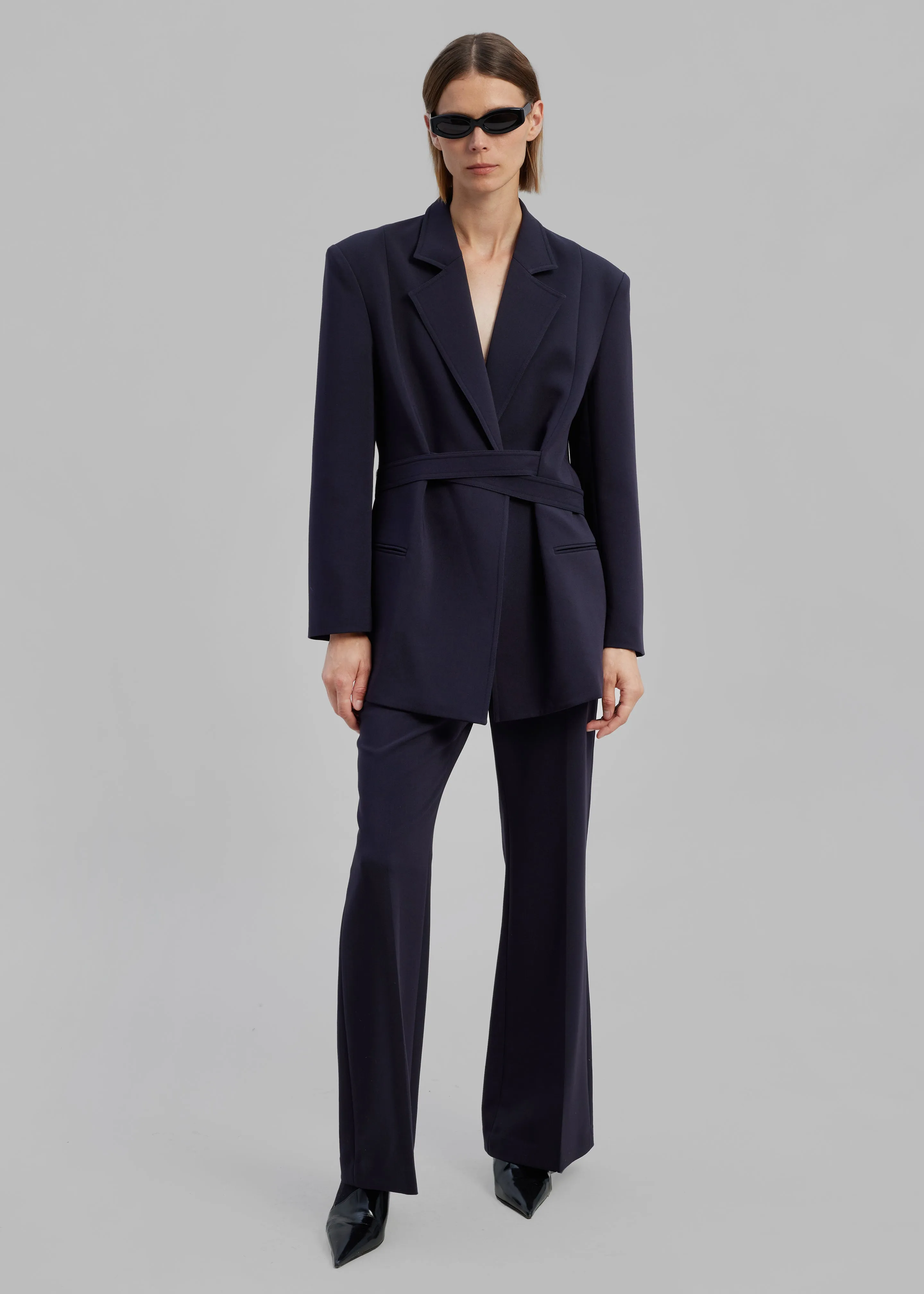 Alice Trousers - Navy sold by Frankie Shop