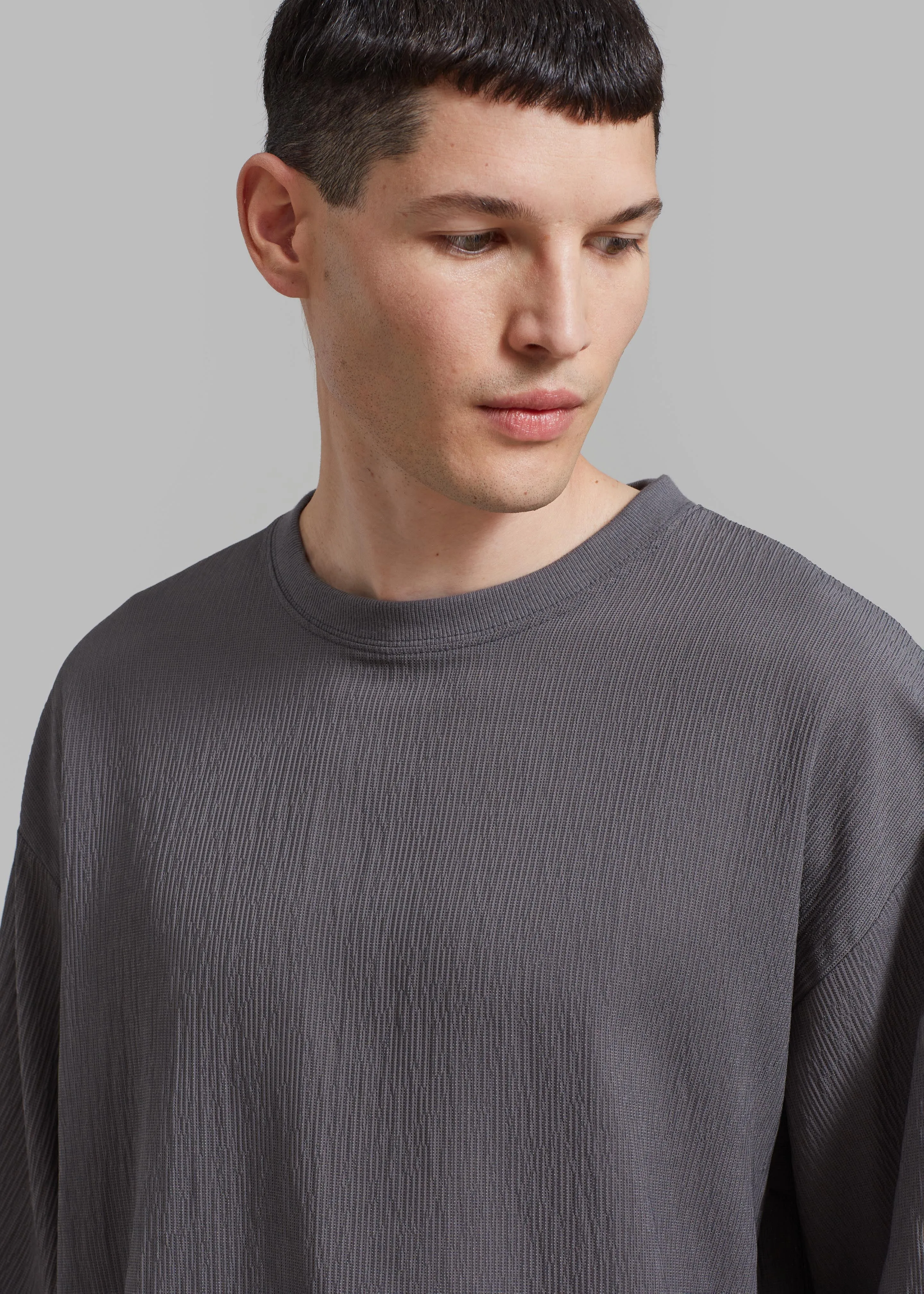 Eliott Crinkle Tee - Charcoal sold by Frankie Shop product image thumbnail 3