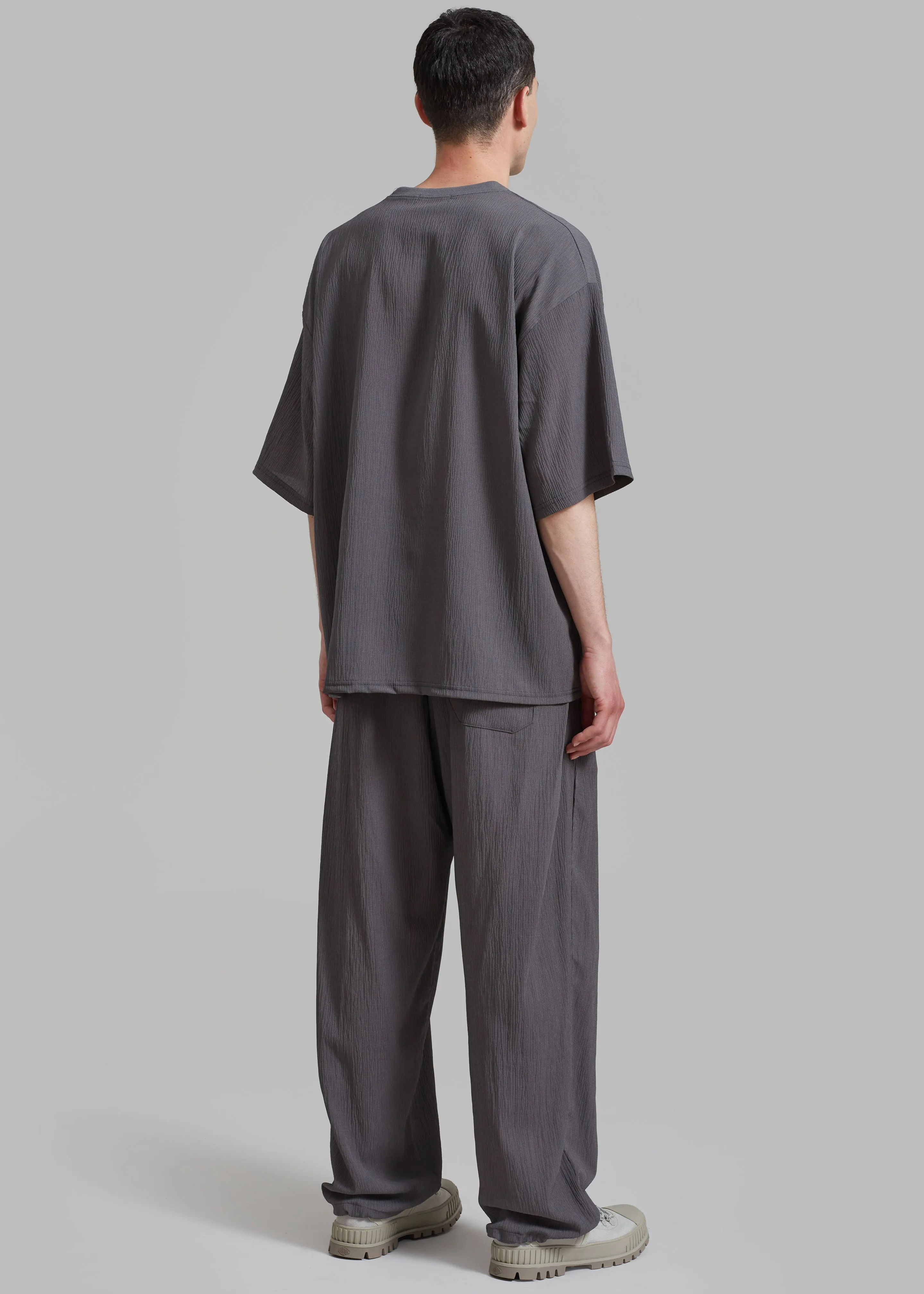 Eliott Crinkle Tee - Charcoal sold by Frankie Shop product image thumbnail 5