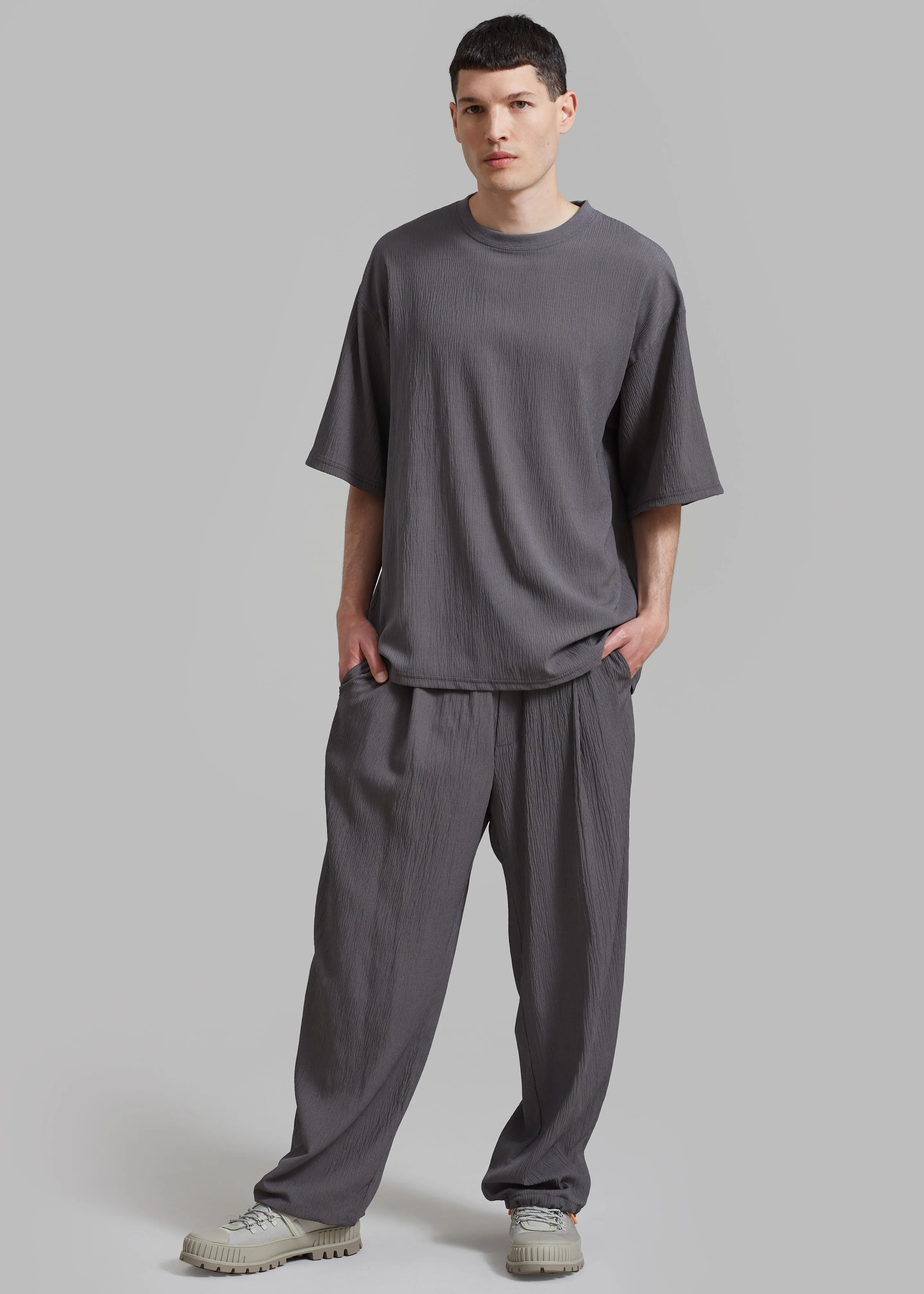 Eliott Crinkle Tee - Charcoal sold by Frankie Shop product image thumbnail 2