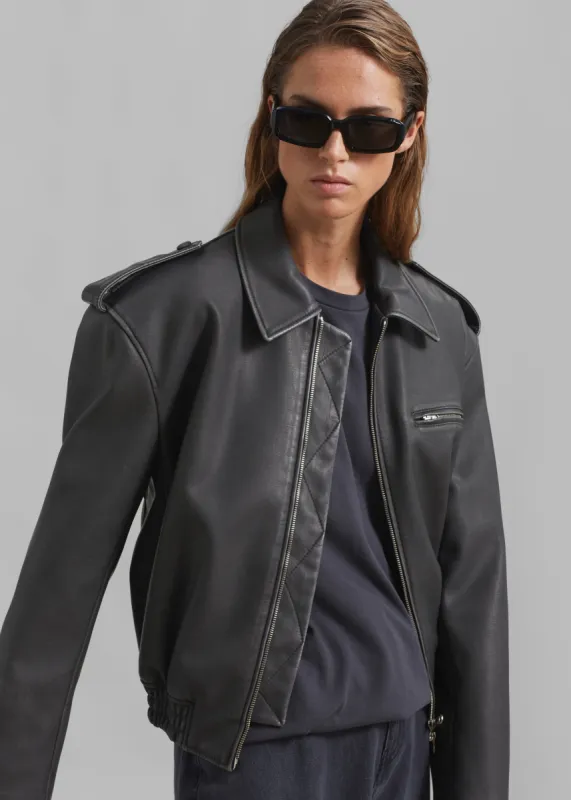 Malvina Bomber - Grey sold by Frankie Shop