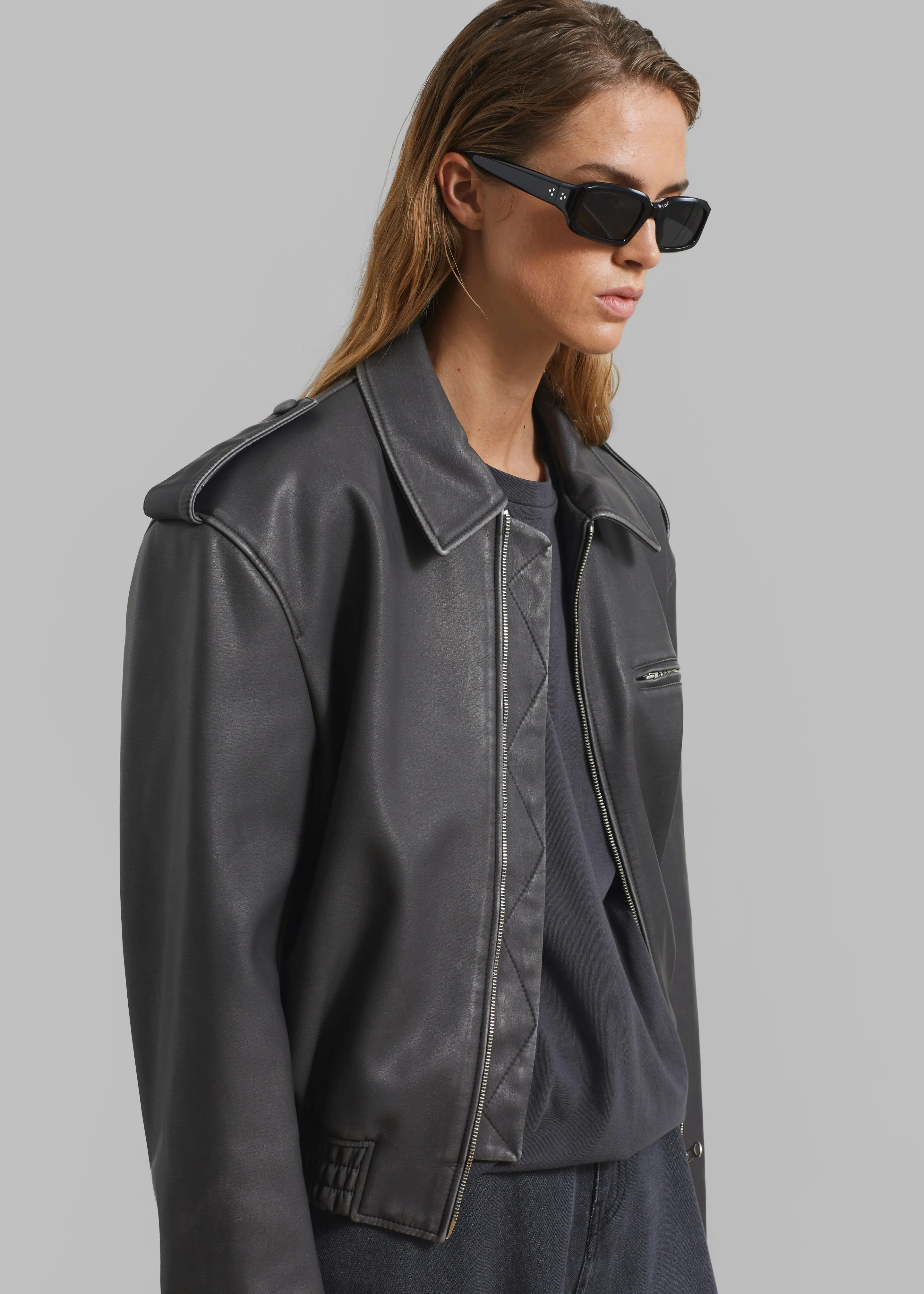 Malvina Bomber - Grey sold by Frankie Shop product image thumbnail 3