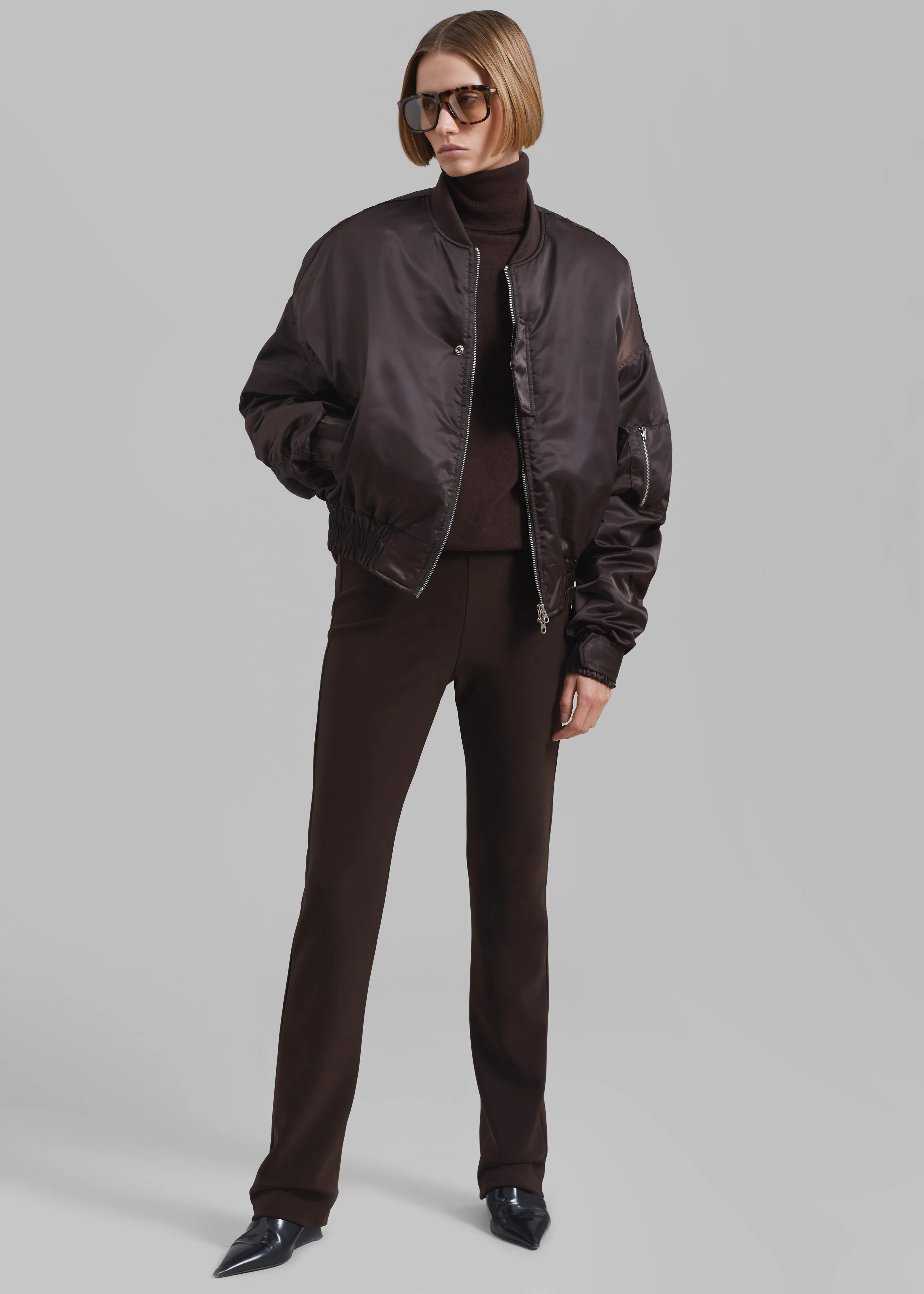 Marly Bomber - Brown sold by Frankie Shop product image thumbnail 3