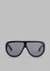 Port Tanger Gambia Sunglasses - Black Acetate/Black Lens sold by Frankie Shop