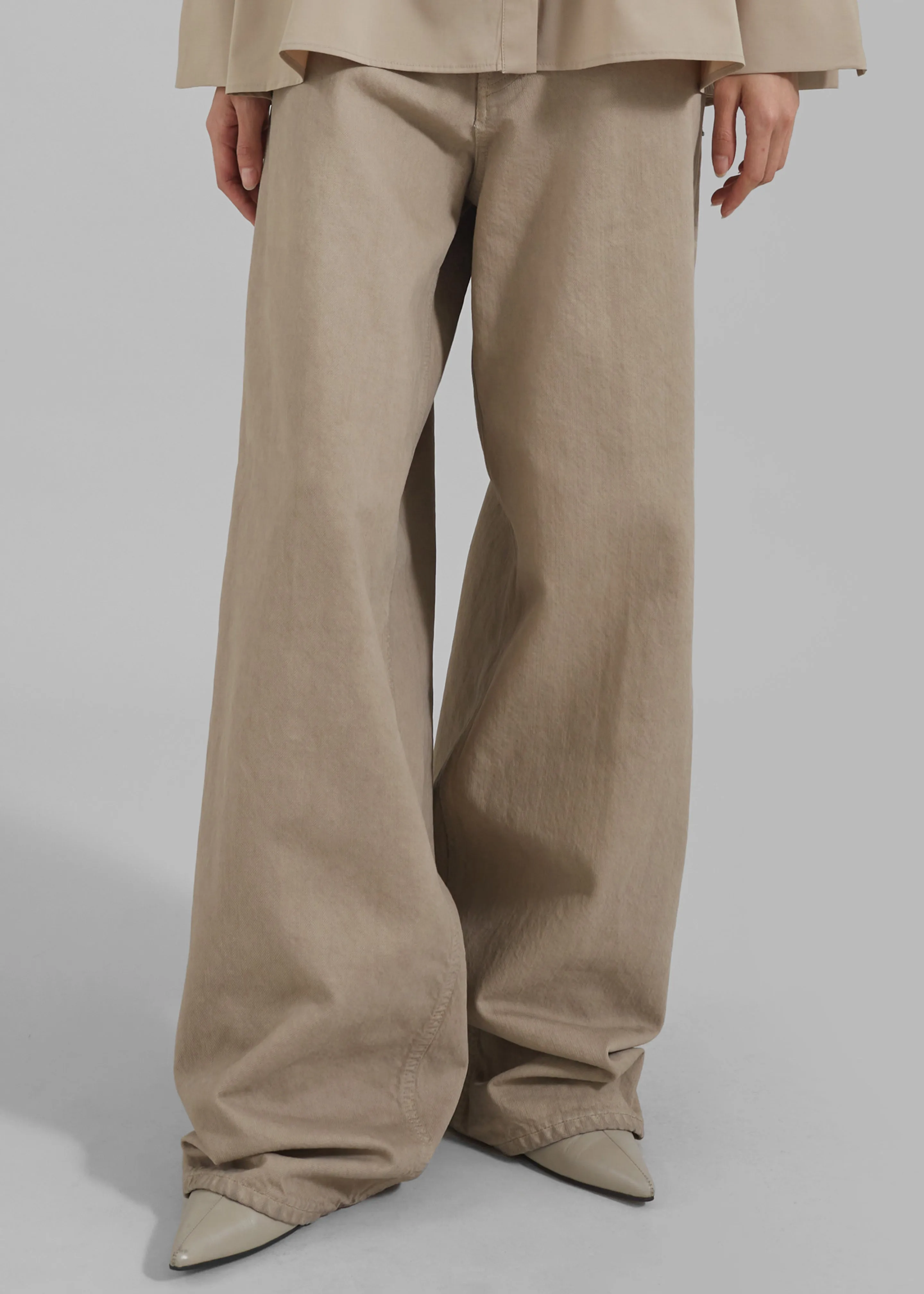 Haikure Bethany Jeans - Beige sold by Frankie Shop product image thumbnail 2