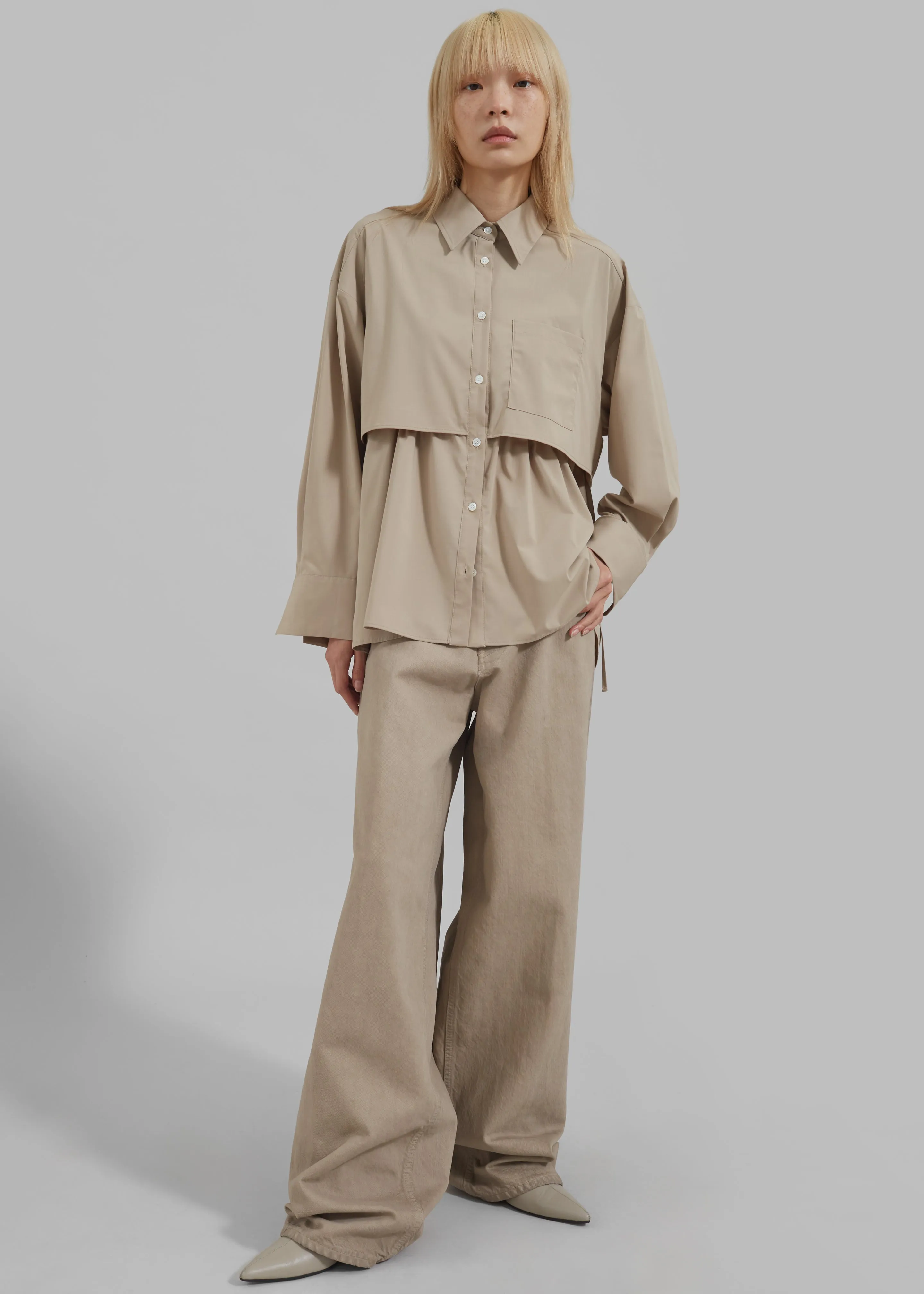 Haikure Bethany Jeans - Beige sold by Frankie Shop product image thumbnail 4