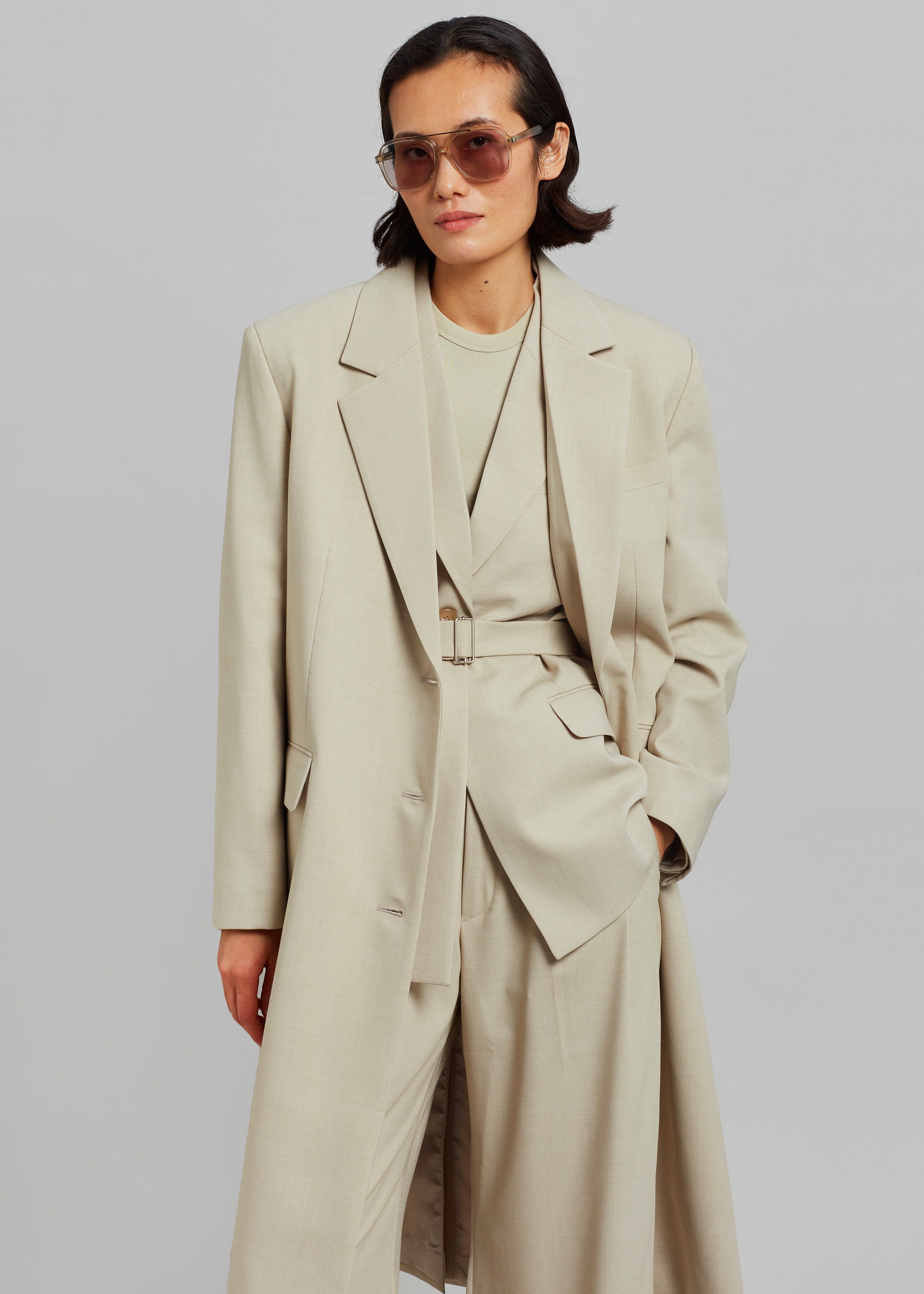 Aliye Coat - Beige sold by Frankie Shop product image thumbnail 5