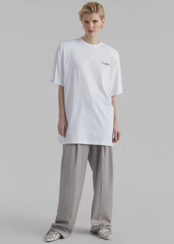 Rotate Oversized Logo T-Shirt - Bright White sold by Frankie Shop