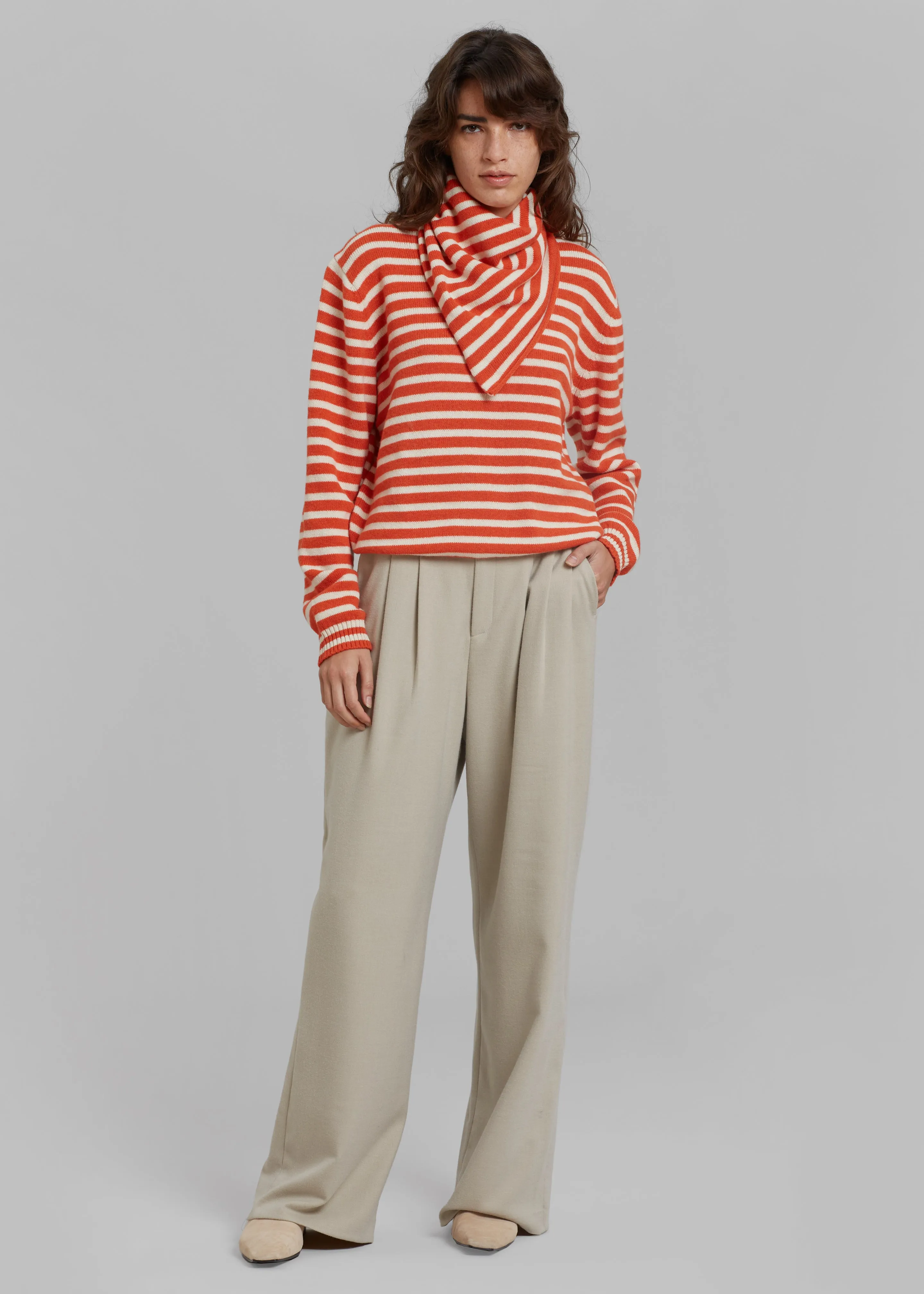 Rika Studios David Scarf - Orange/Lt. Natural sold by Frankie Shop product image thumbnail 3