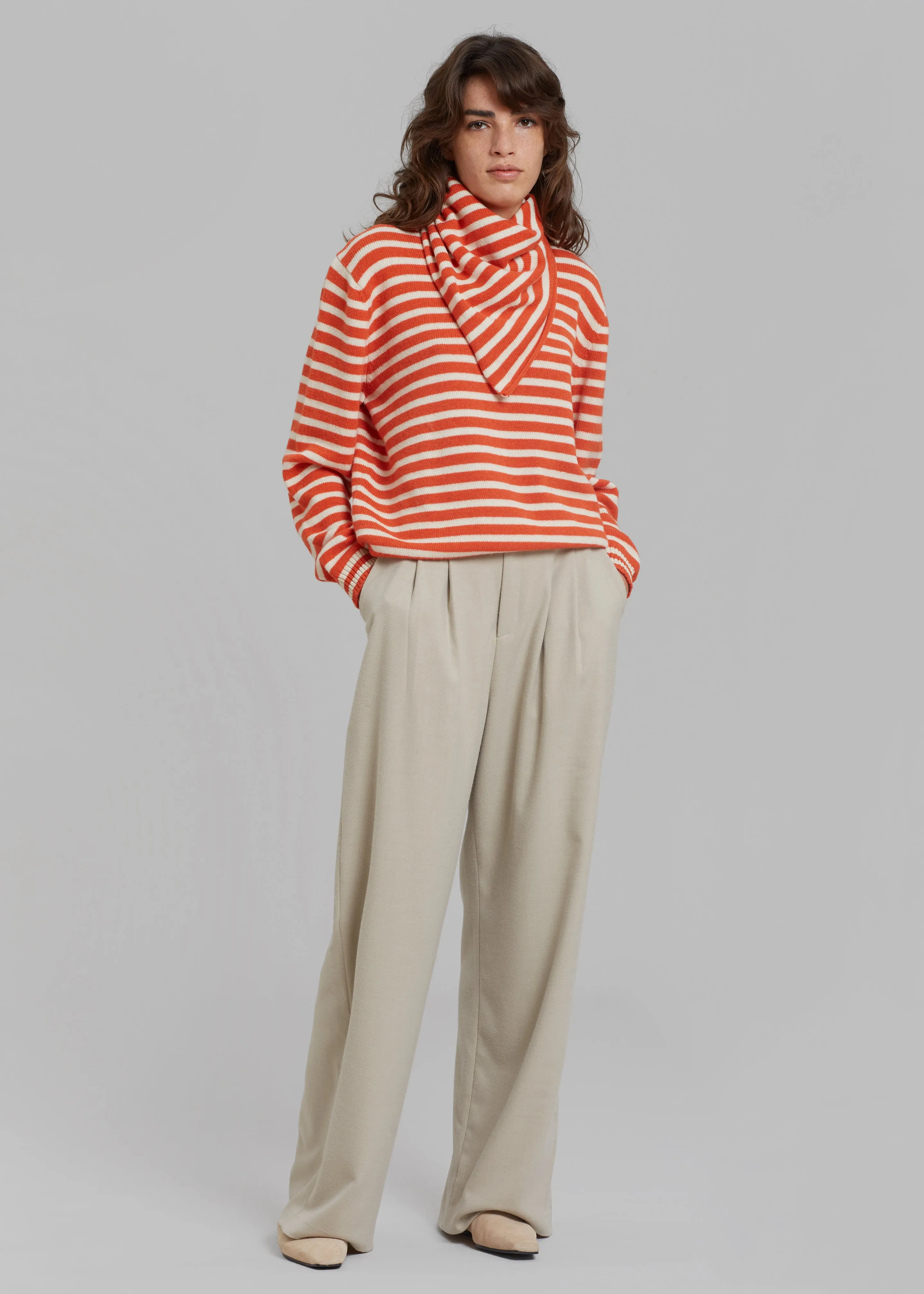 Rika Studios David Scarf - Orange/Lt. Natural sold by Frankie Shop product image thumbnail 2