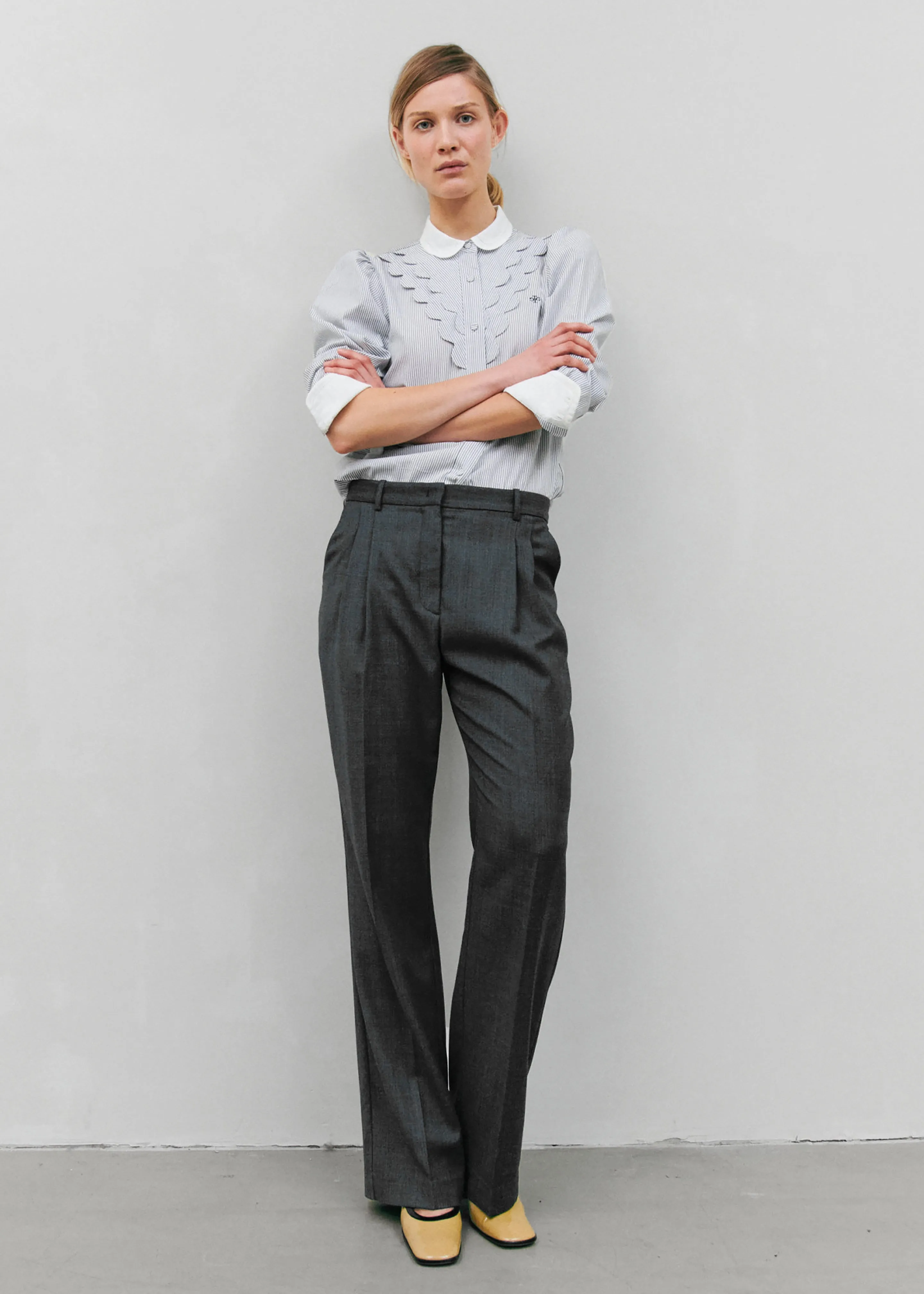 The Garment Princeton Pleat Pants - Grey sold by Frankie Shop product image thumbnail 3