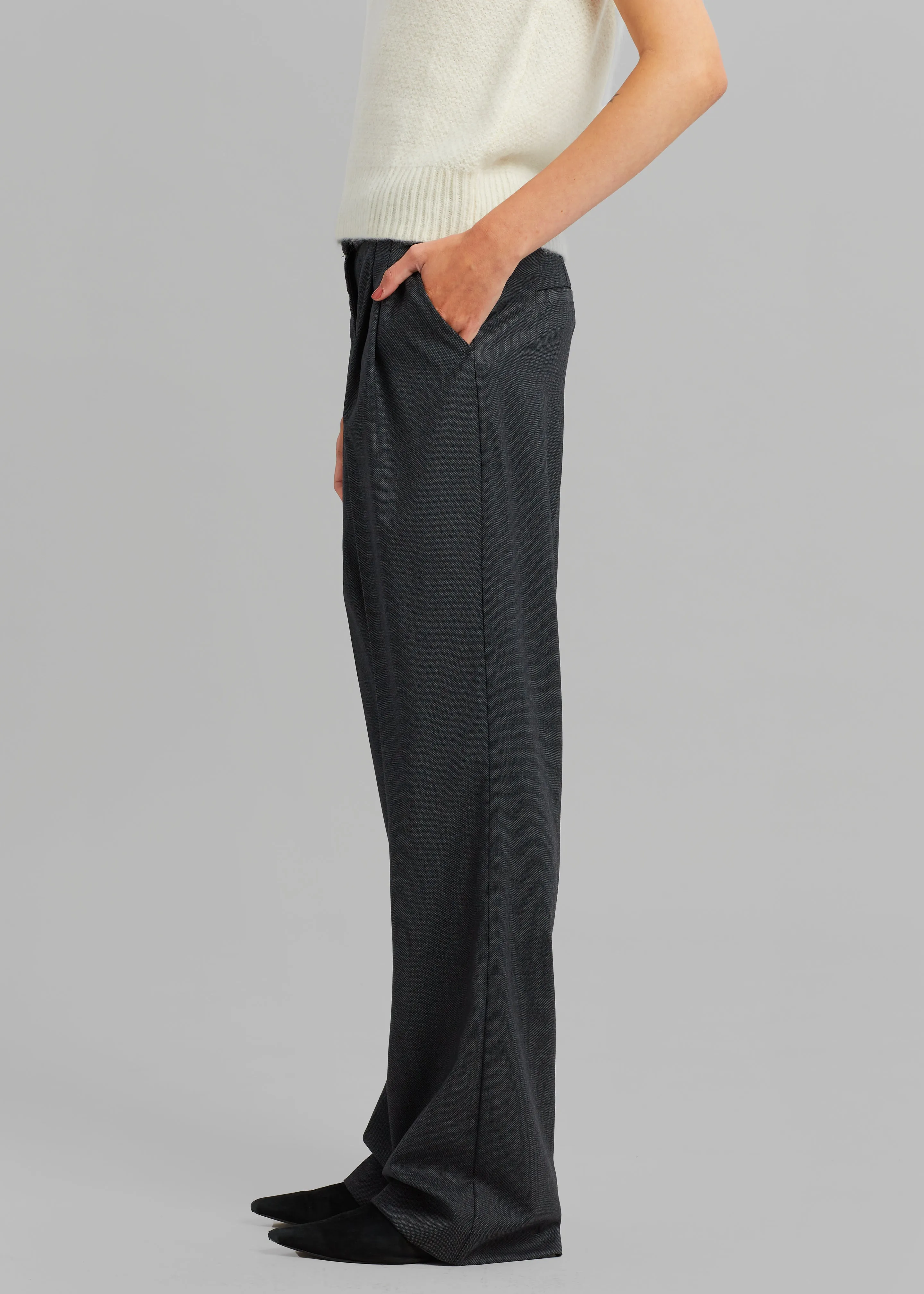 The Garment Princeton Pleat Pants - Grey sold by Frankie Shop product image thumbnail 5