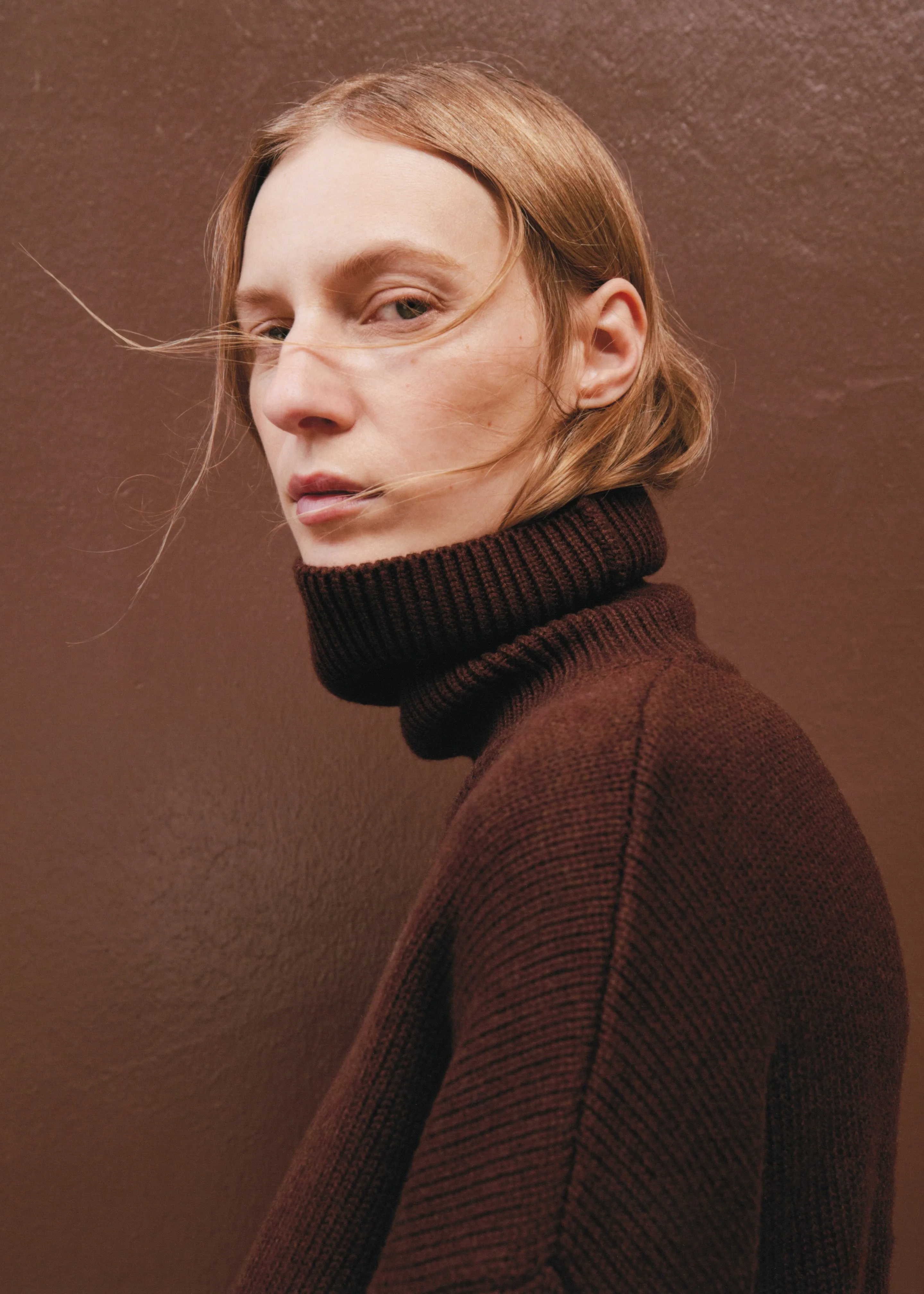 Rhea Trapeze Turtleneck - Brown sold by Frankie Shop product image thumbnail 2