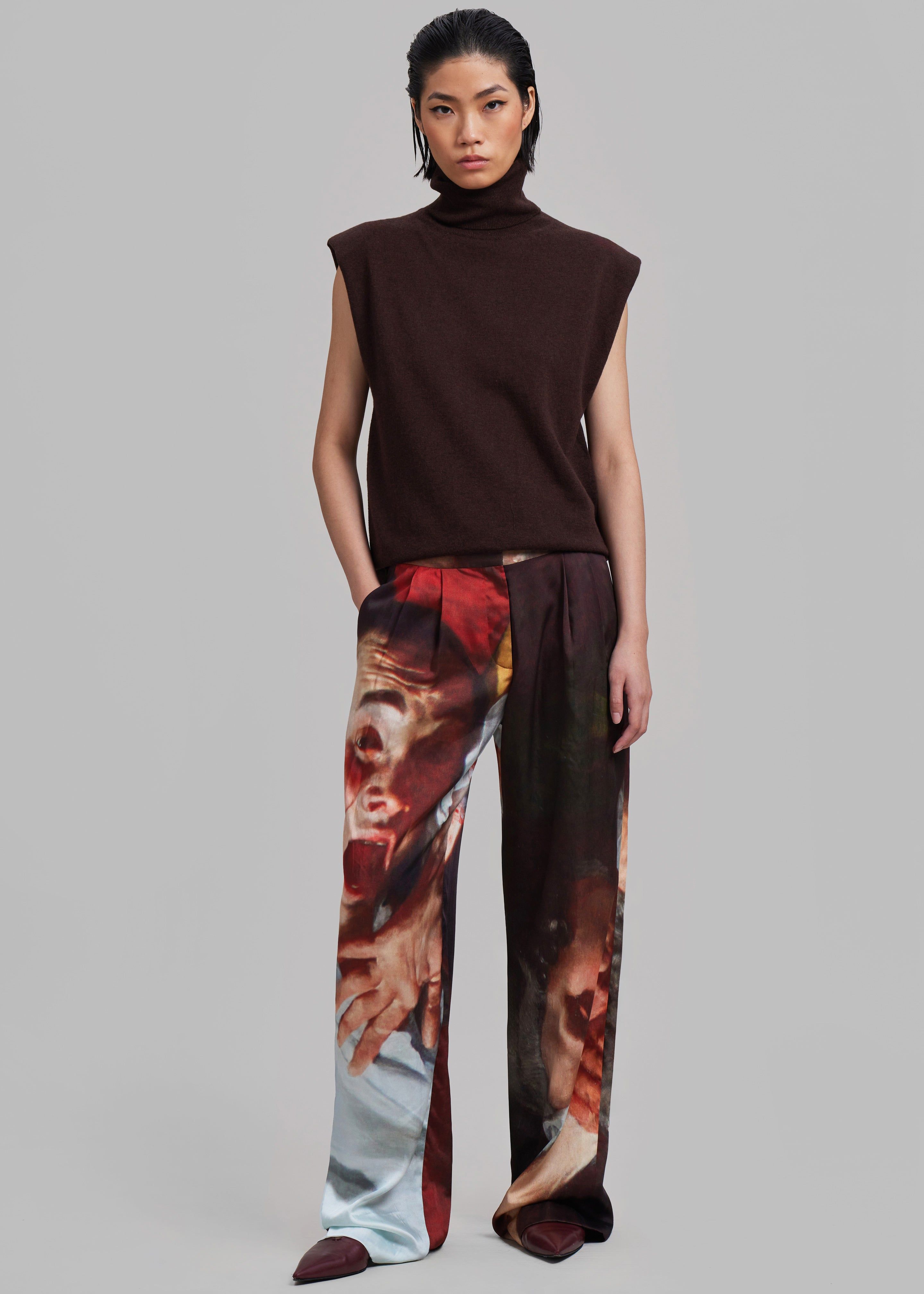 Puppets And Puppets Rose Double Pleated Pants - Traversi sold by Frankie Shop