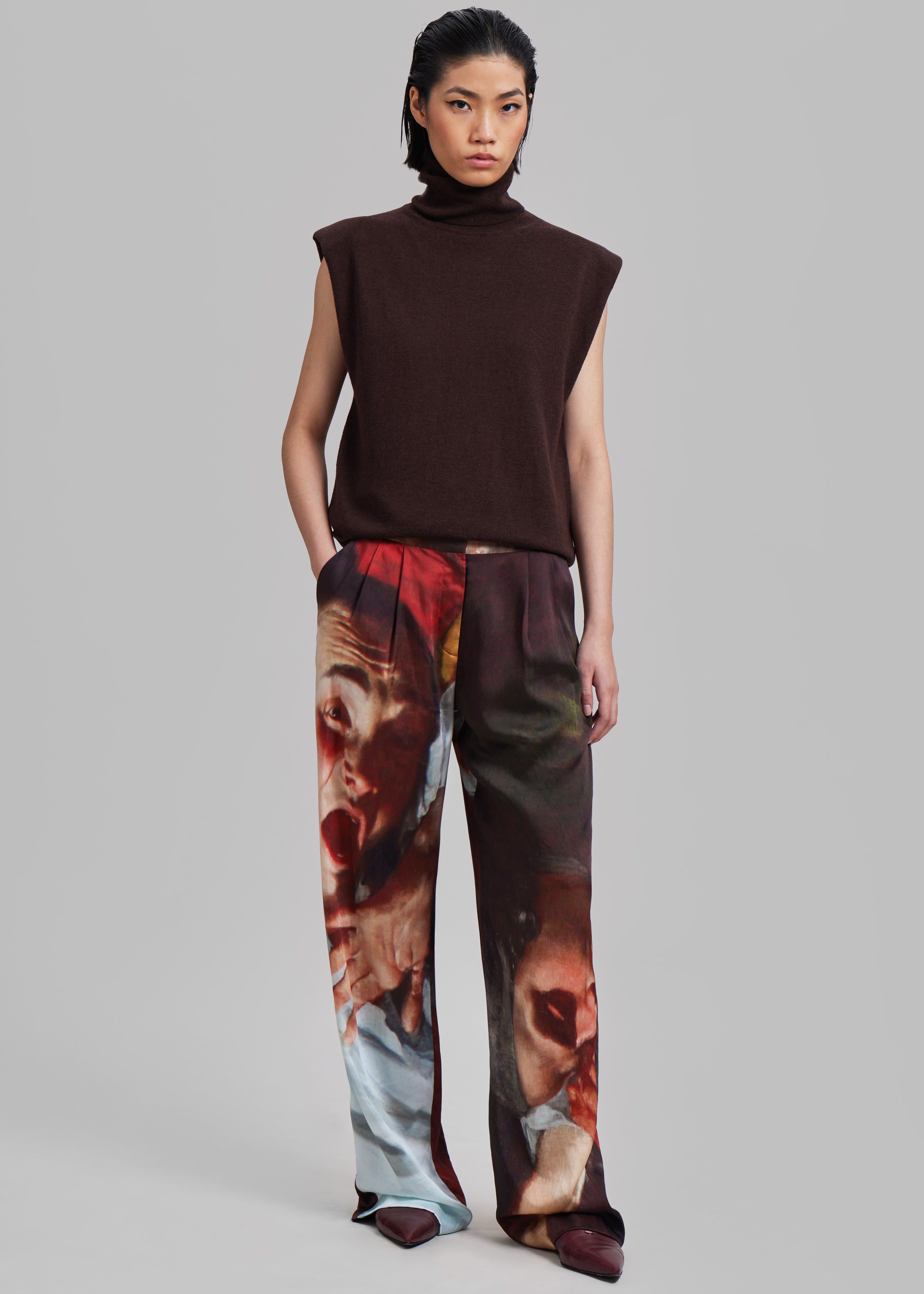 Puppets And Puppets Rose Double Pleated Pants - Traversi sold by Frankie Shop product image thumbnail 4