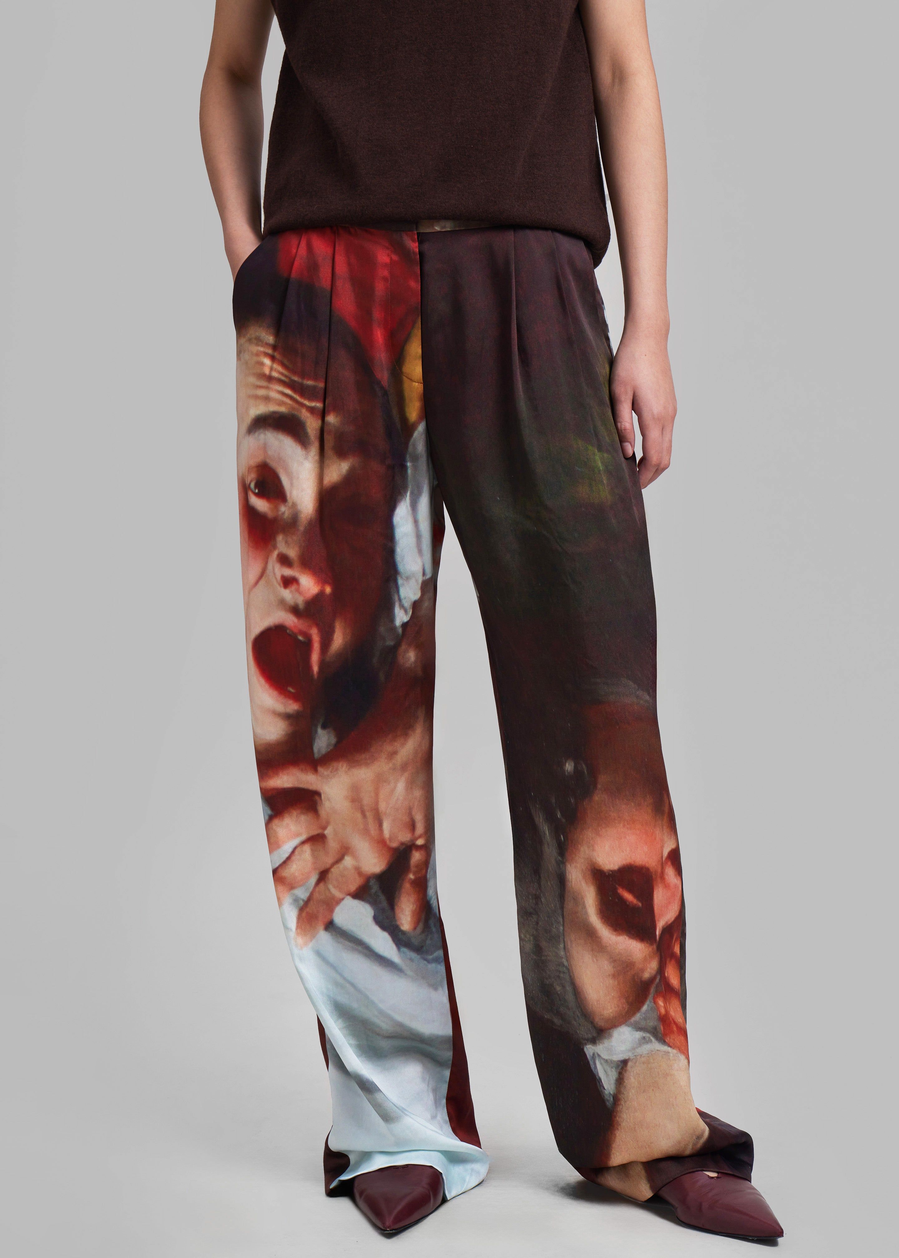Puppets And Puppets Rose Double Pleated Pants - Traversi sold by Frankie Shop product image thumbnail 2