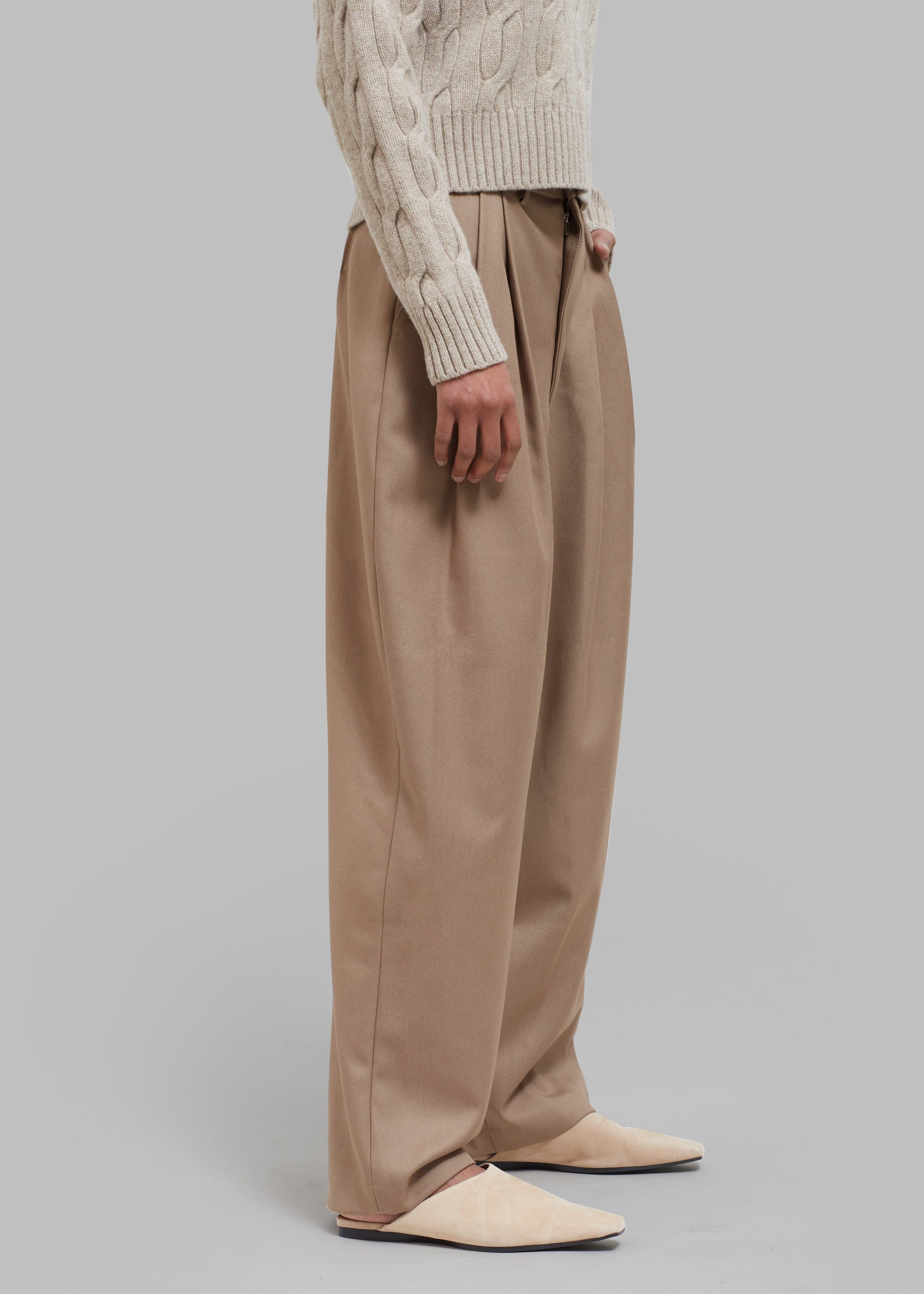Kerena Pintuck Pants - Taupe sold by Frankie Shop product image thumbnail 5