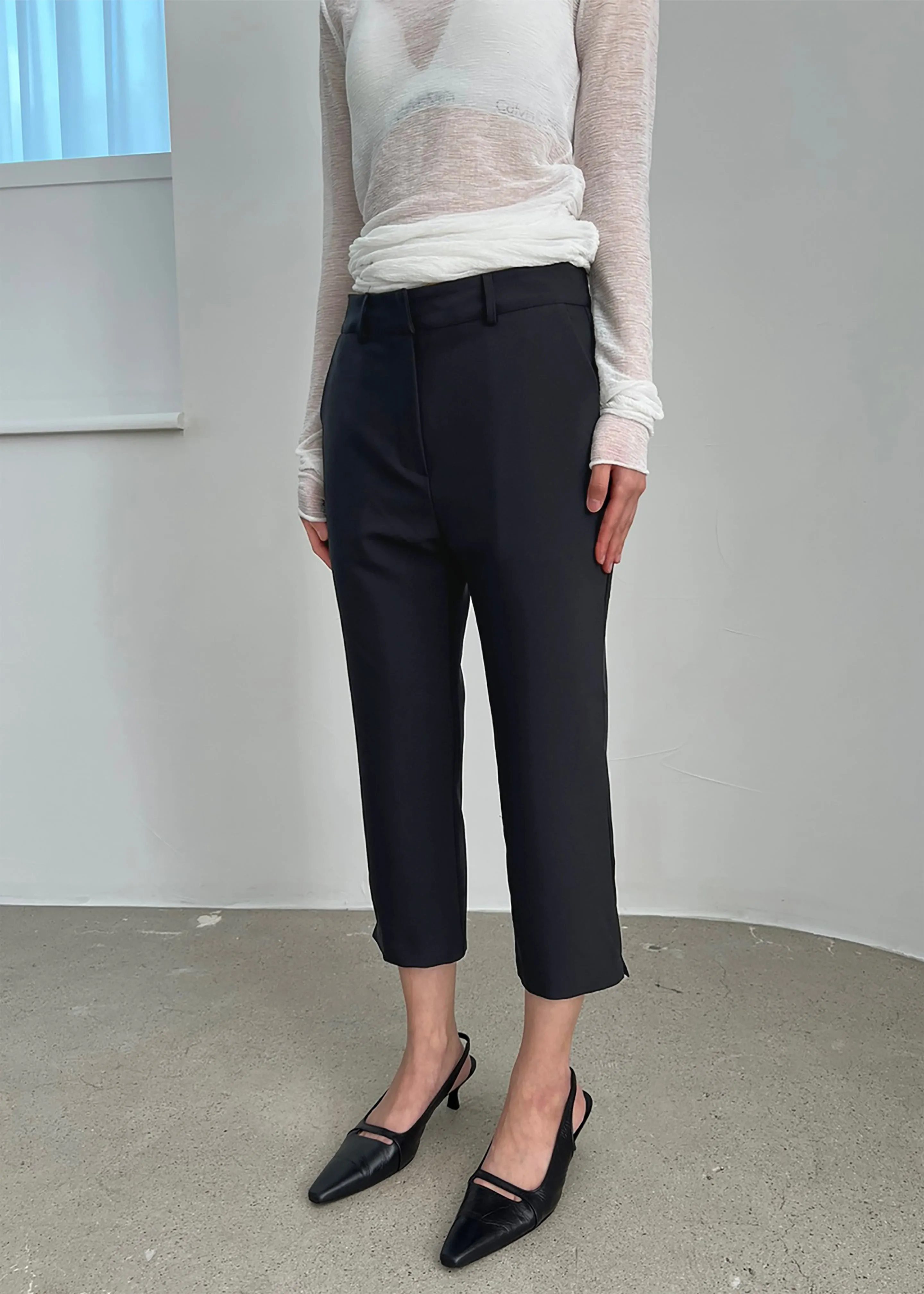 Emersyn Capri Pants - Black sold by Frankie Shop product image thumbnail 2