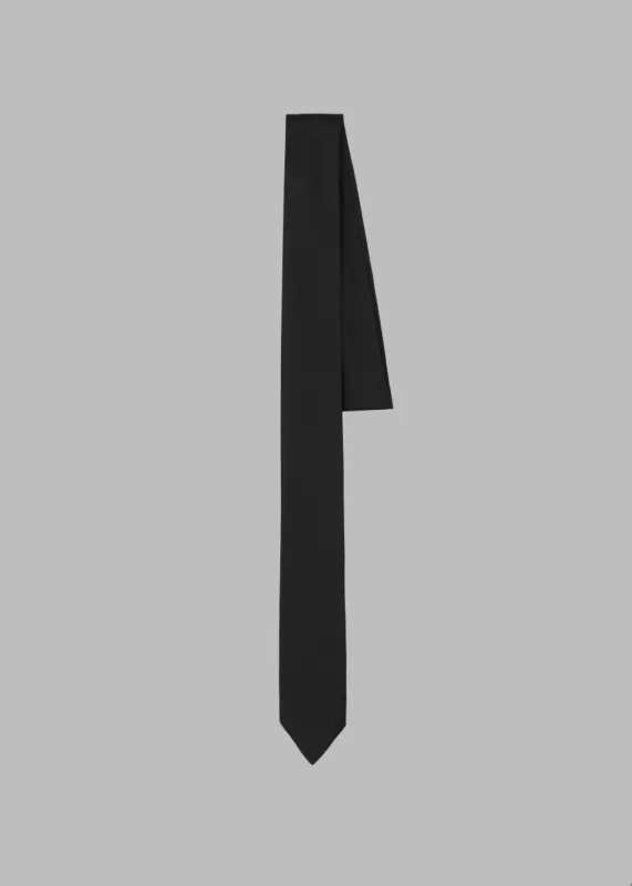 Leo Satin Tie - Black sold by Frankie Shop