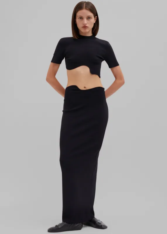 Christopher Esber Maparadita Midi Skirt - Black sold by Frankie Shop