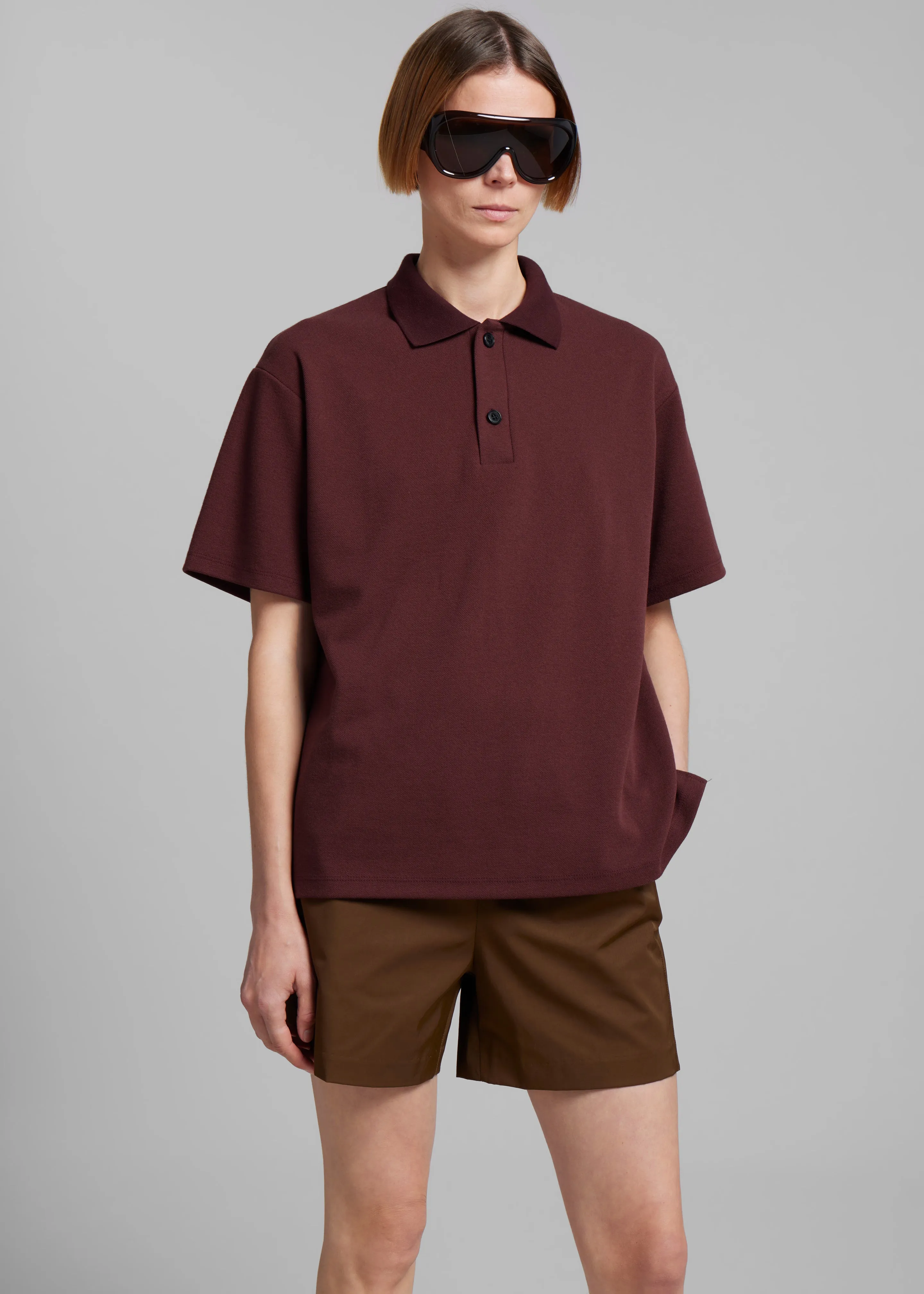 Liz Shorts - Brown sold by Frankie Shop product image thumbnail 4