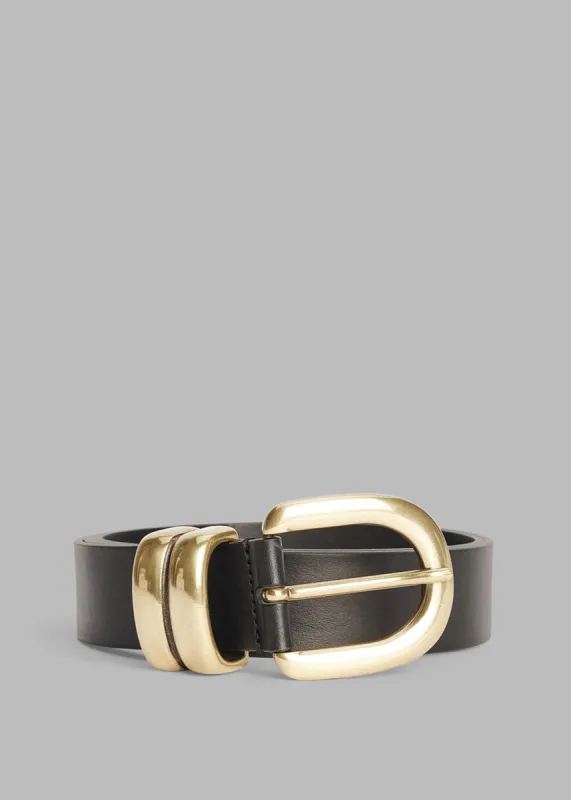 By Malene Birger Zoira Belt - Black sold by Frankie Shop