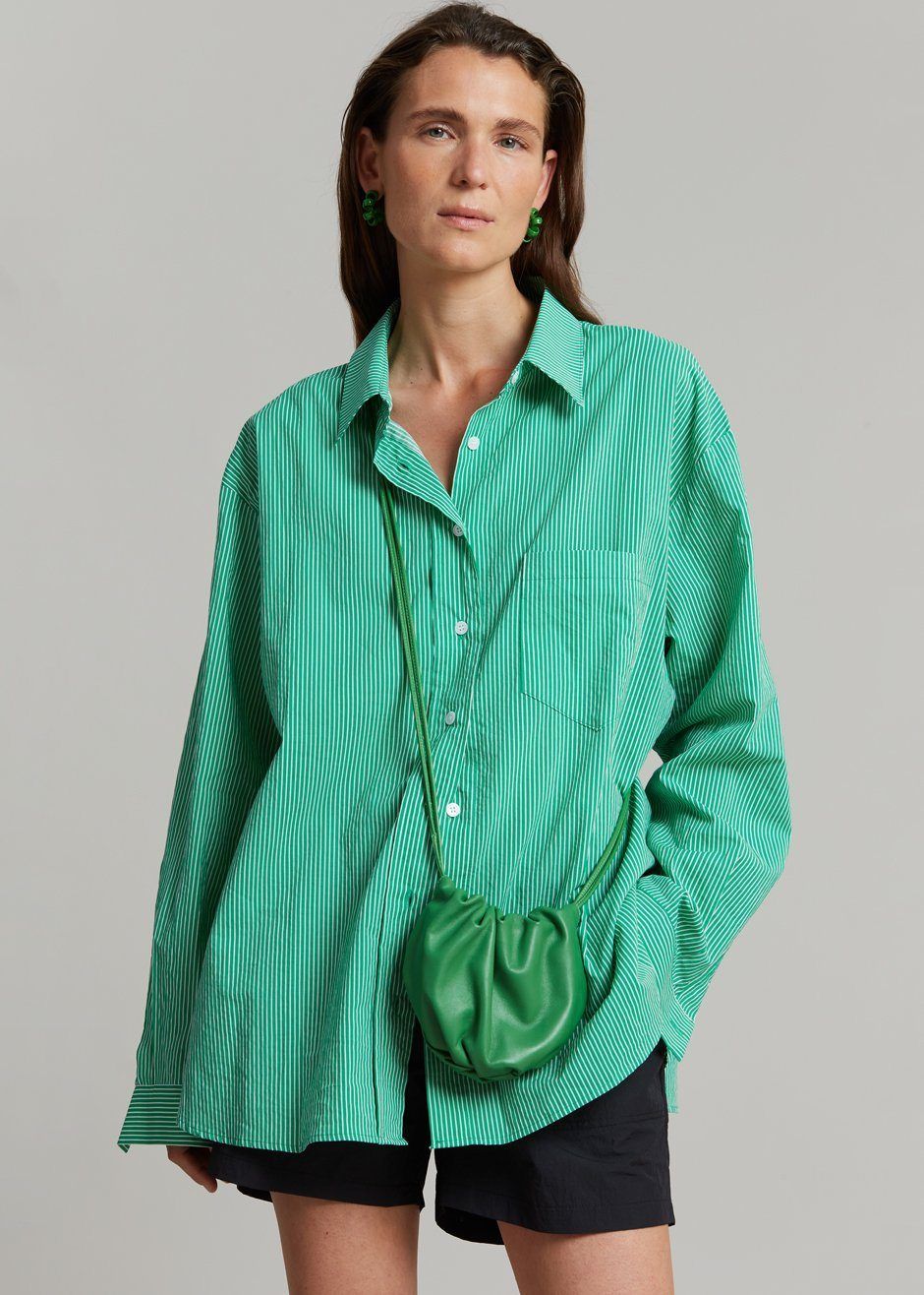 Idun Shirt - Emerald Stripe sold by Frankie Shop product image thumbnail 8
