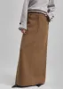 Malvo Long Wool Pencil Skirt - Camel sold by Frankie Shop