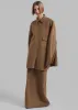 Malvo Long Wool Pencil Skirt - Camel sold by Frankie Shop