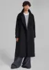Andrea Double Breasted Coat - Black sold by Frankie Shop
