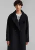 Andrea Double Breasted Coat - Black sold by Frankie Shop