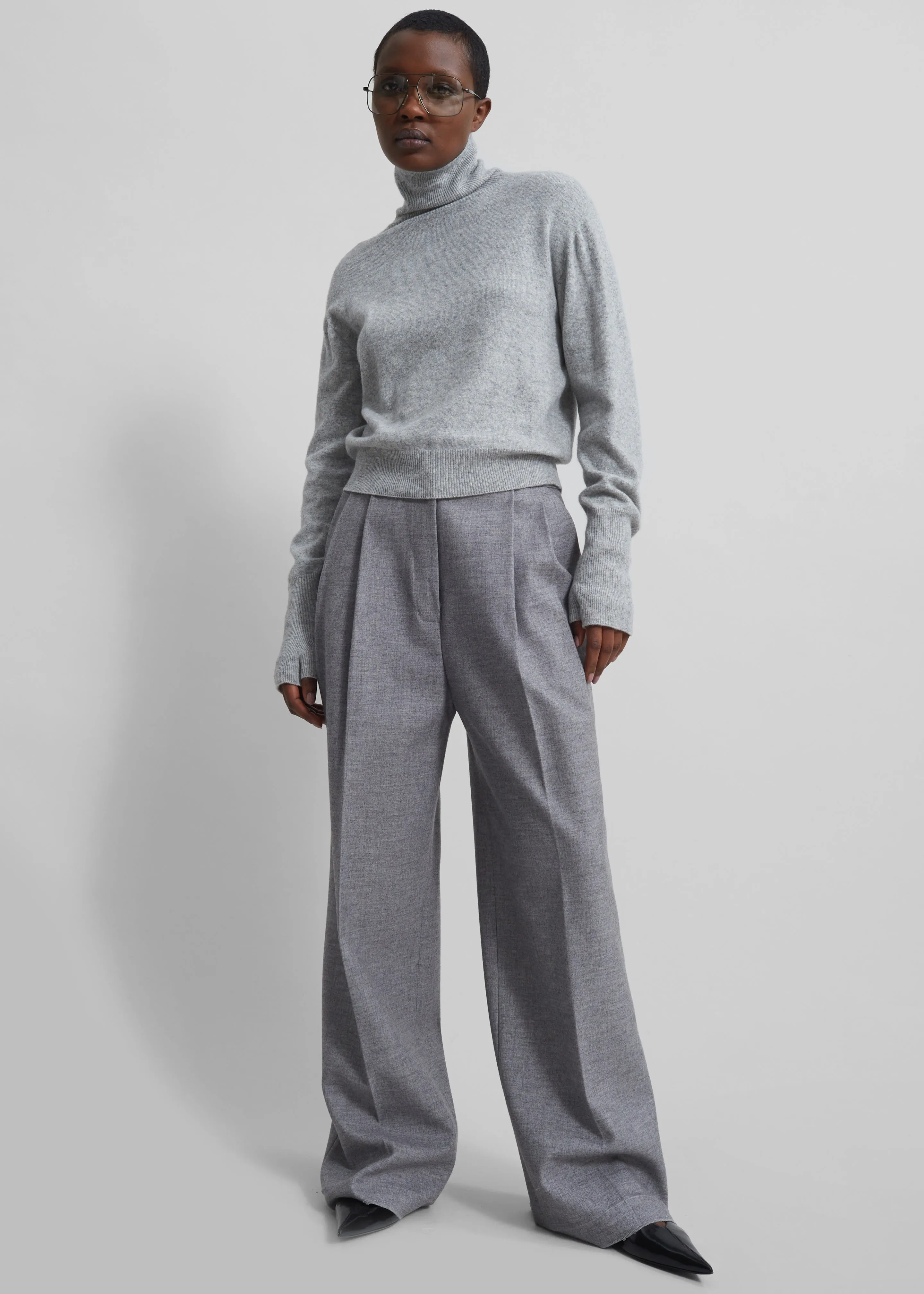 Lilah Trousers - Grey sold by Frankie Shop product image thumbnail 3