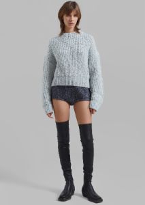 Amomento Round Neck Pullover - Mint sold by Frankie Shop