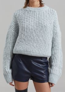 Amomento Round Neck Pullover - Mint sold by Frankie Shop